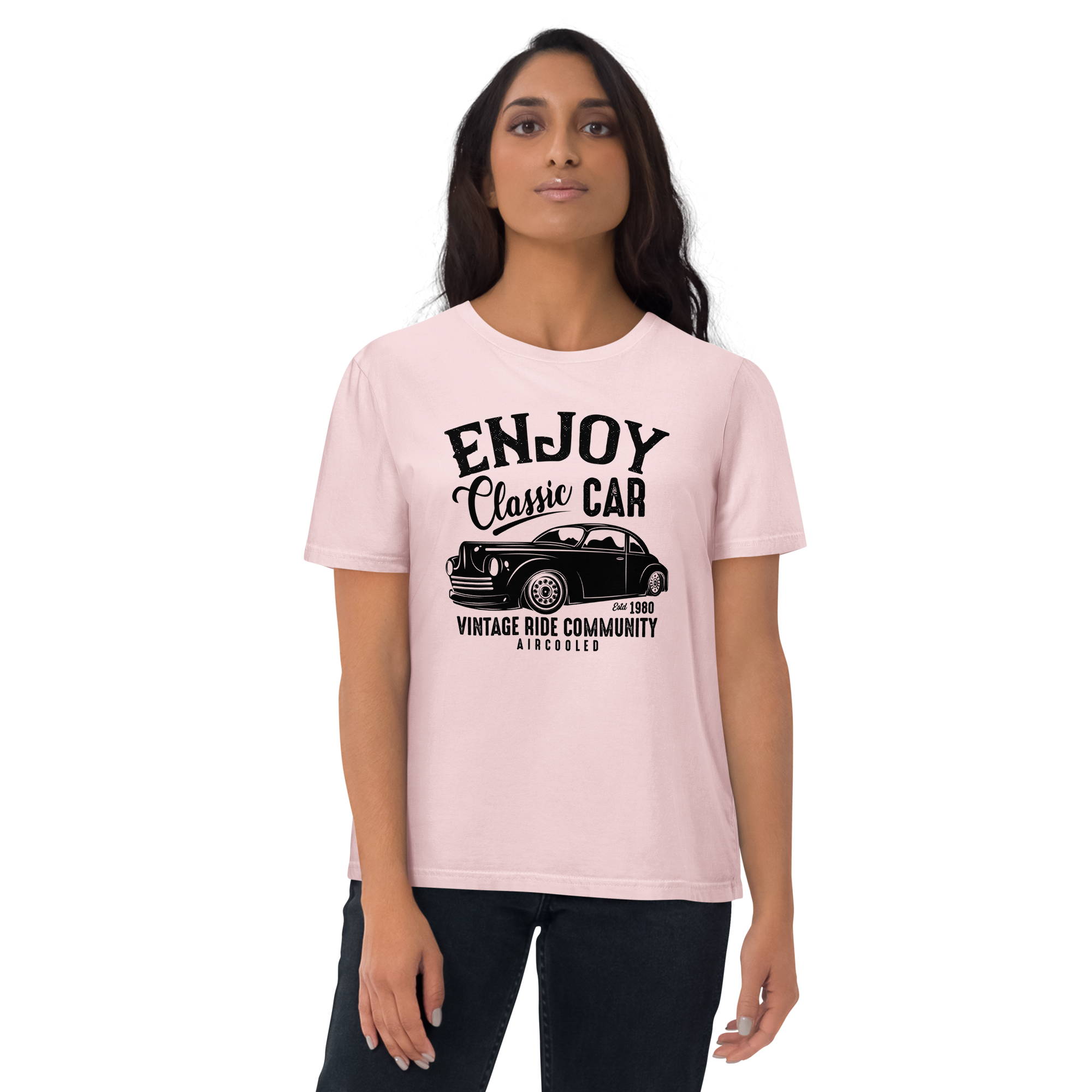 ENJOY CLASSIC CAR Unisex T-Shirt aus Bio-Baumwolle