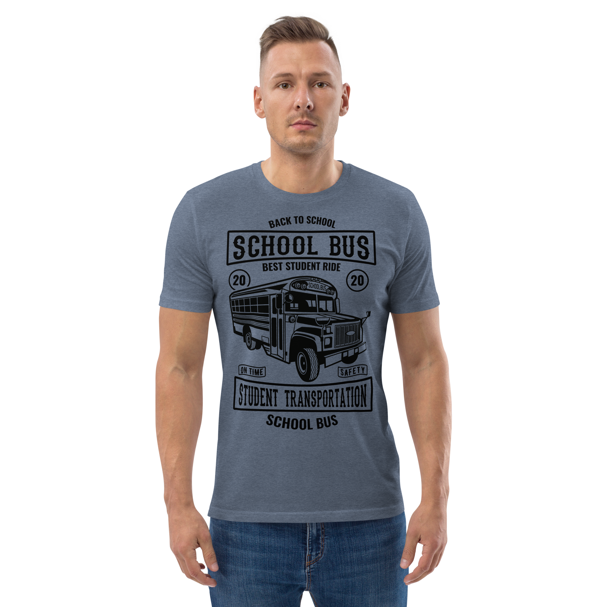 SCHULBUS Unisex T-Shirt aus Bio-Baumwolle