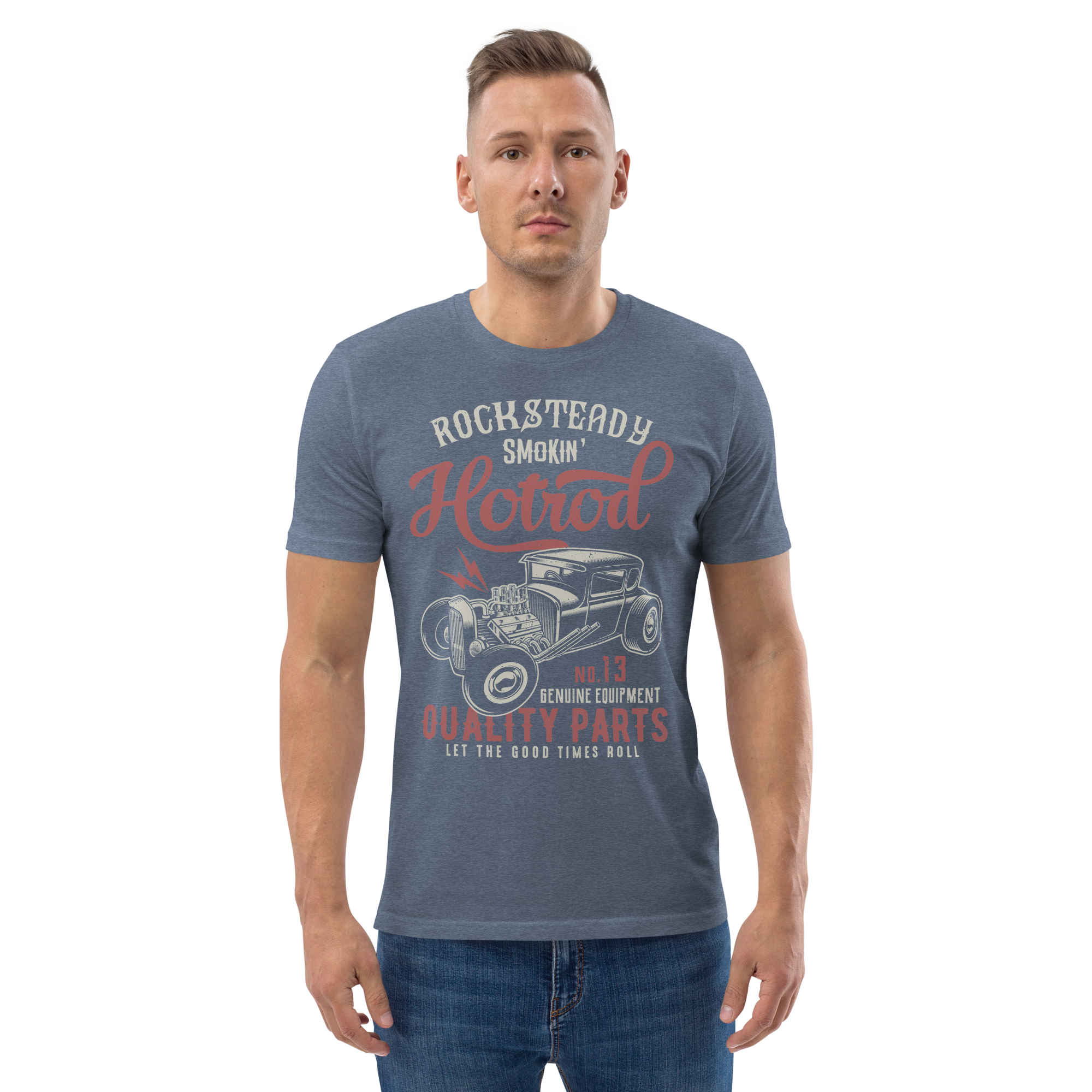 ROCKSTEADY HOTROD Unisex organic cotton t-shirt