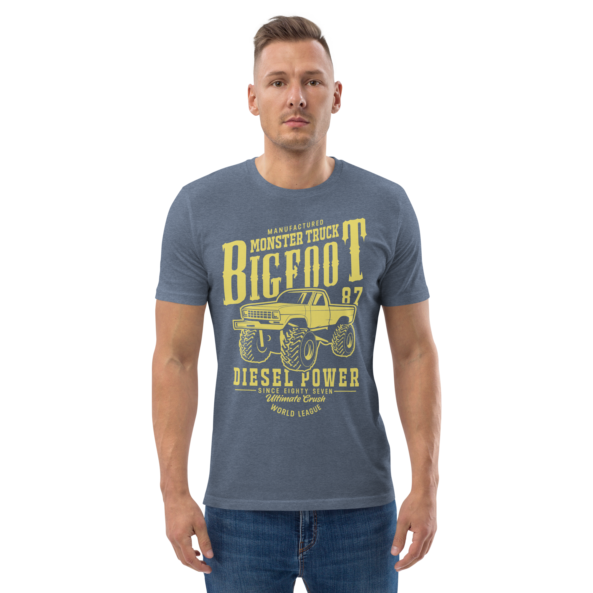 Camiseta unisex de algodón orgánico BIGFOOT DIESEL POWER