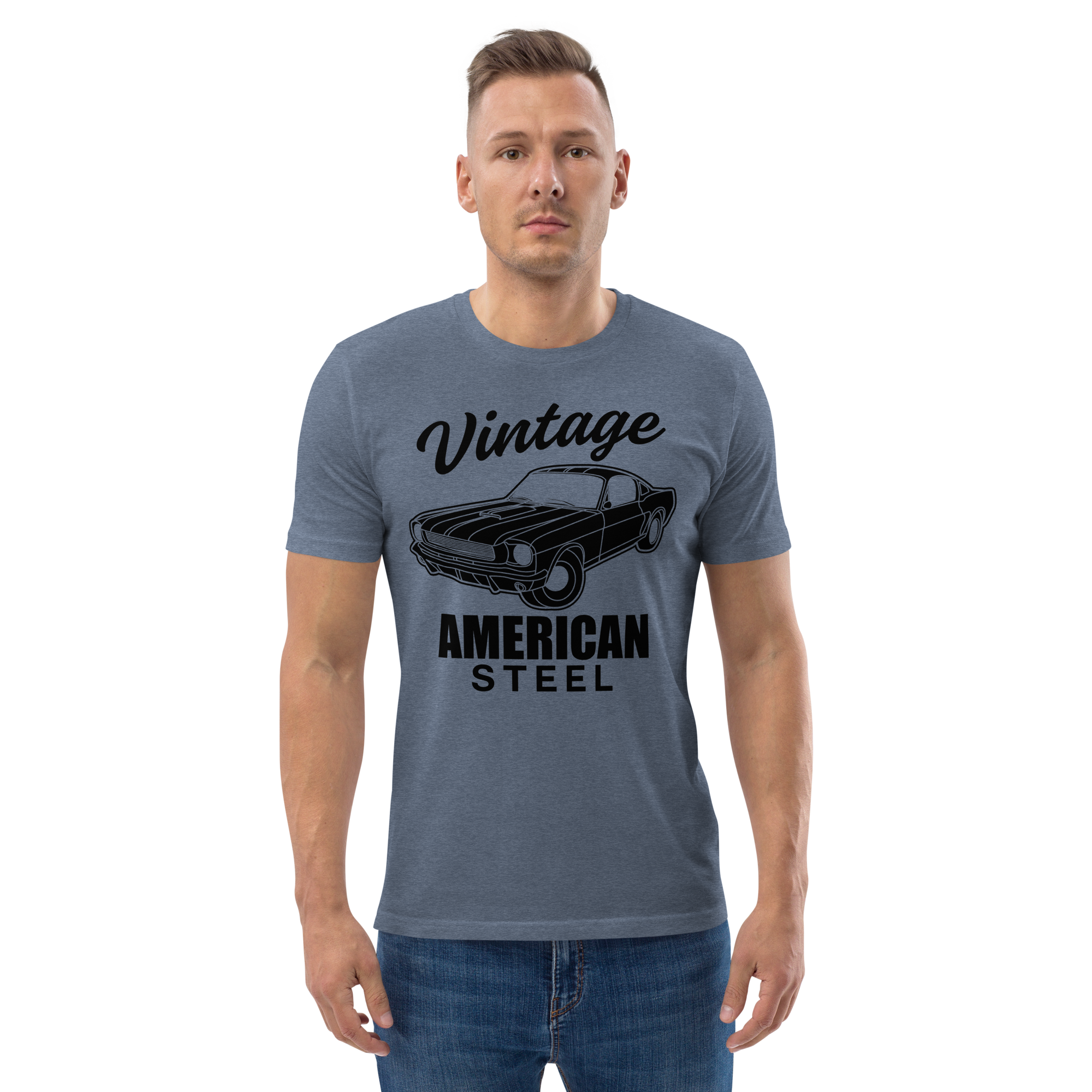 VINTAGE AMERICAN STEEL unisex t-shirt