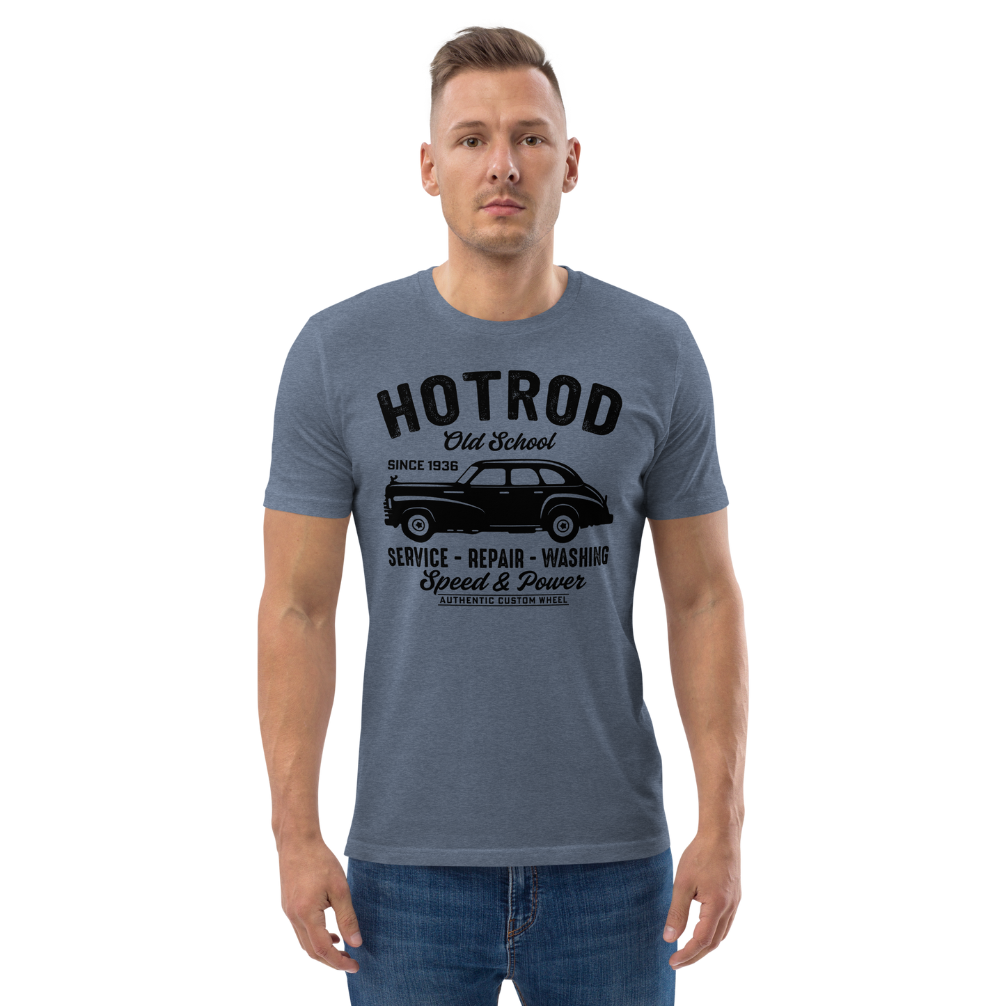 HOTROD OLD SCHOOL Unisex organic cotton t-shirt