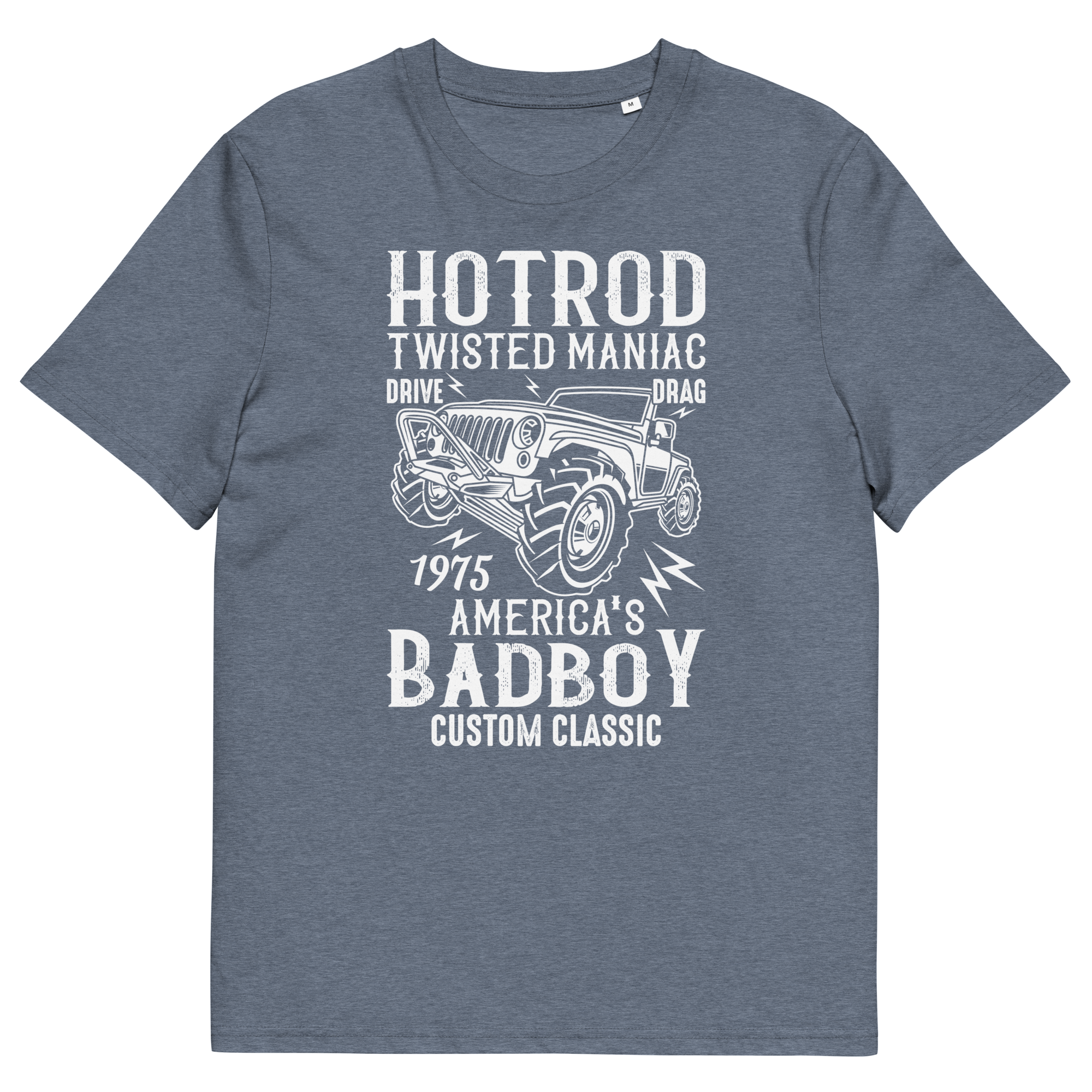 HOTROD BADBOY Unisex-T-Shirt aus Bio-Baumwolle