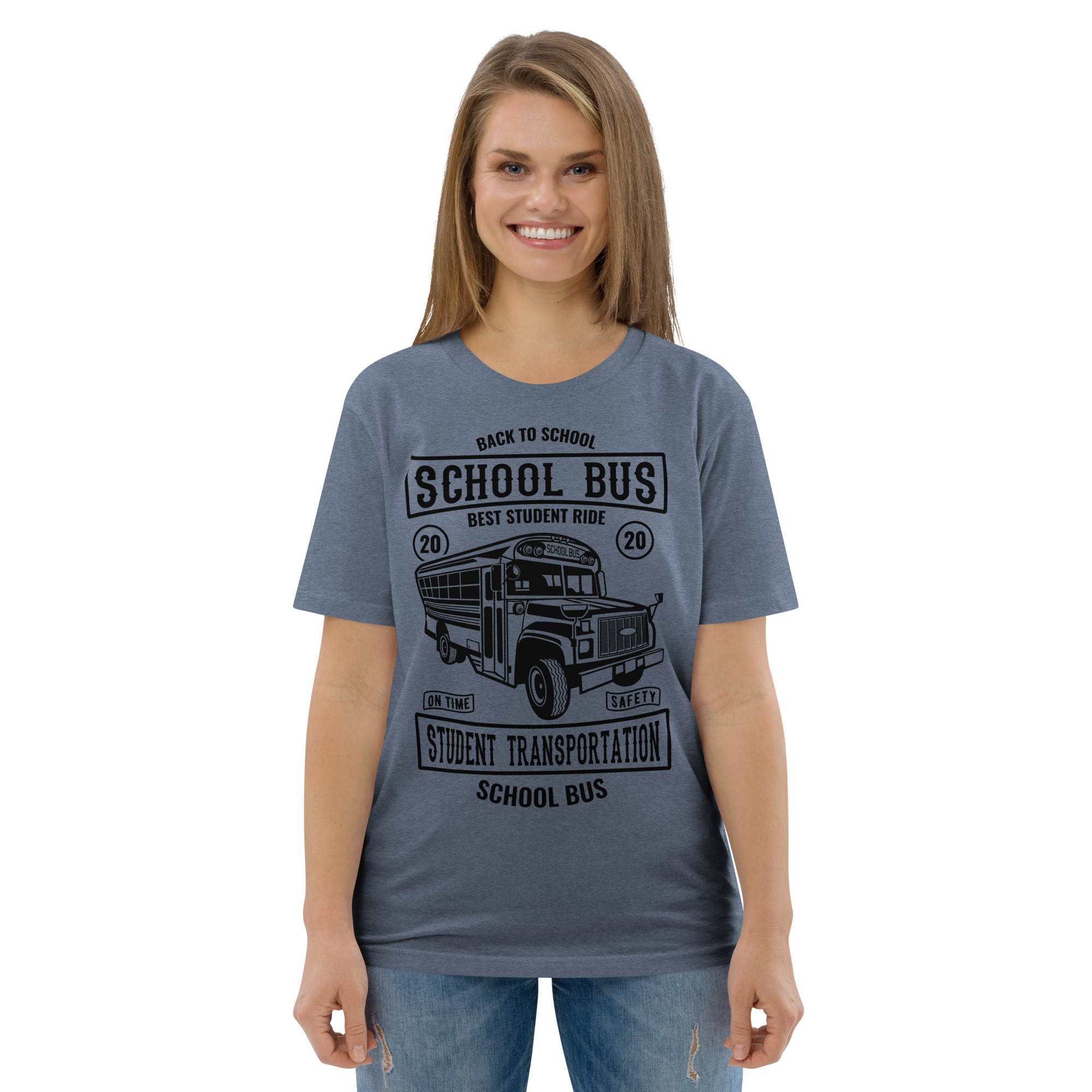 SCHULBUS Unisex T-Shirt aus Bio-Baumwolle