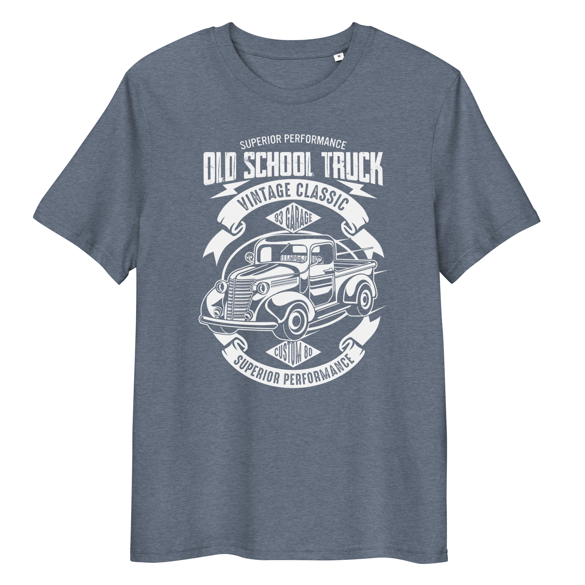 OLD SCHOOL TRUCK Unisex organic cotton t-shirt