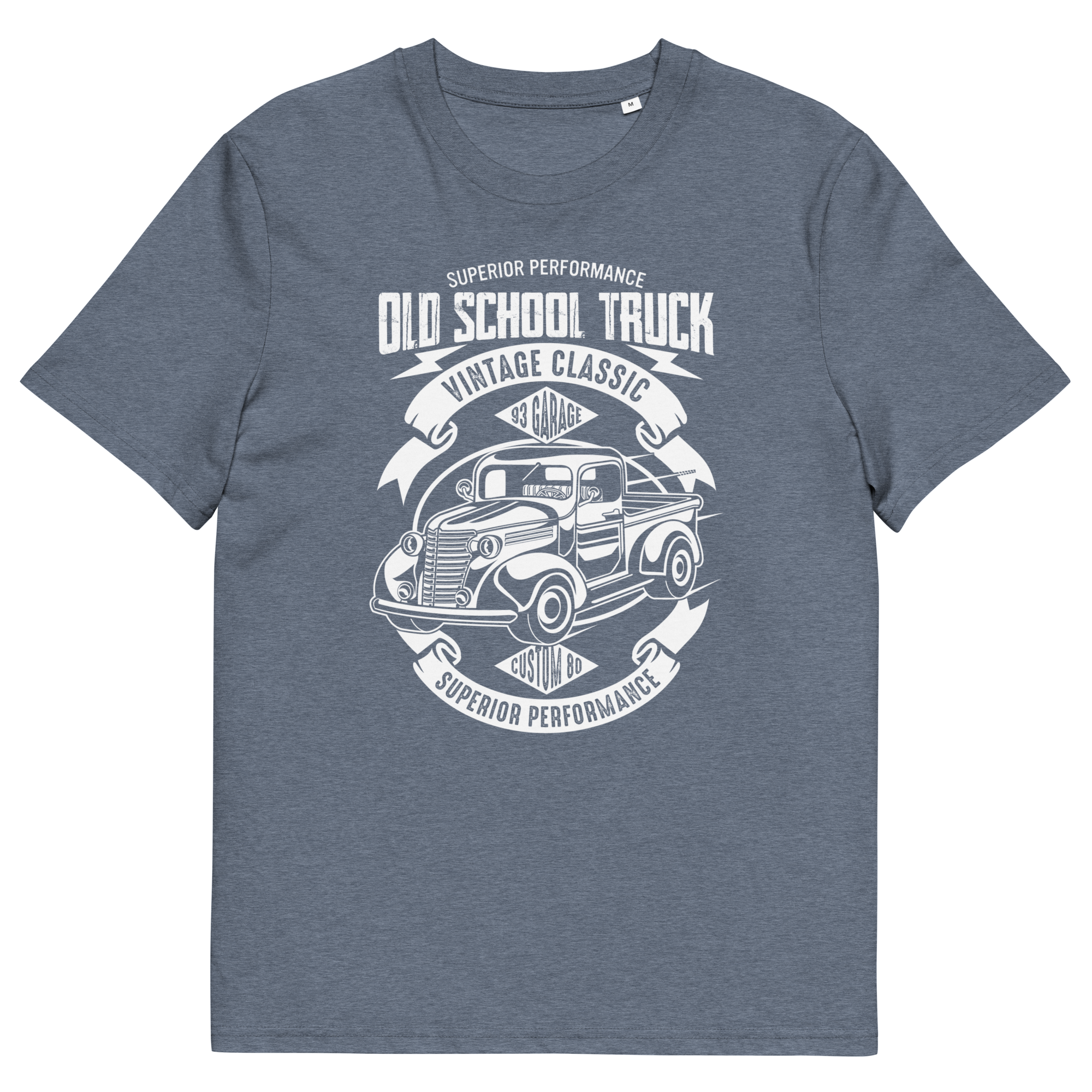 OLD SCHOOL TRUCK Unisex-T-Shirt aus Bio-Baumwolle