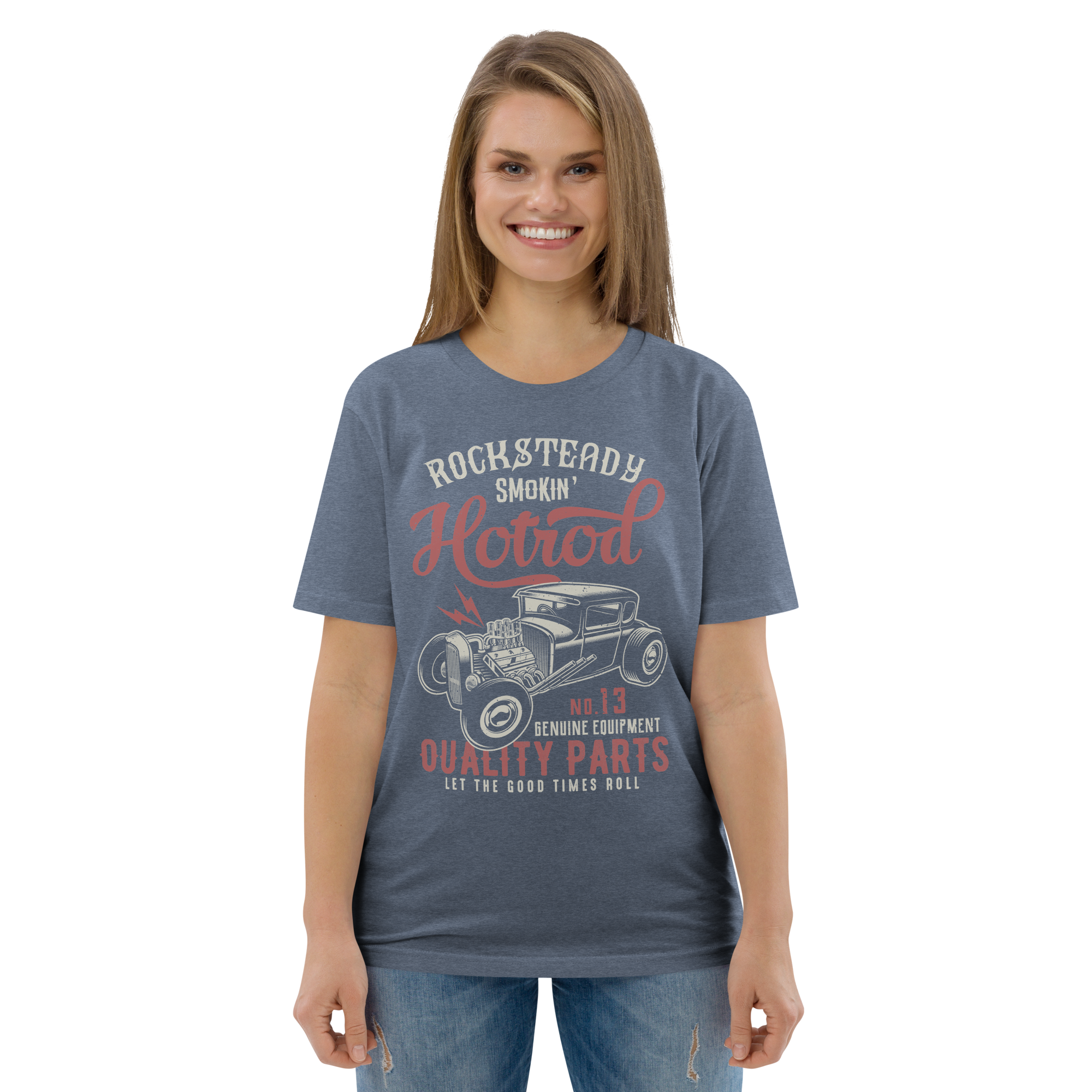 ROCKSTEADY HOTROD Unisex organic cotton t-shirt
