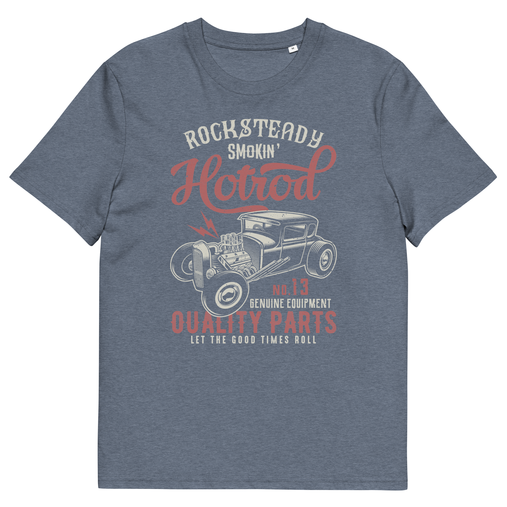 ROCKSTEADY HOTROD Unisex-T-Shirt aus Bio-Baumwolle