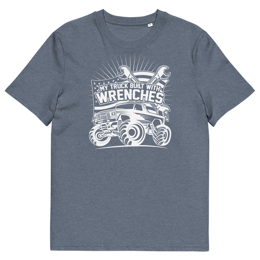 BUILT WITH WRENCHES Unisex organic cotton t-shirt