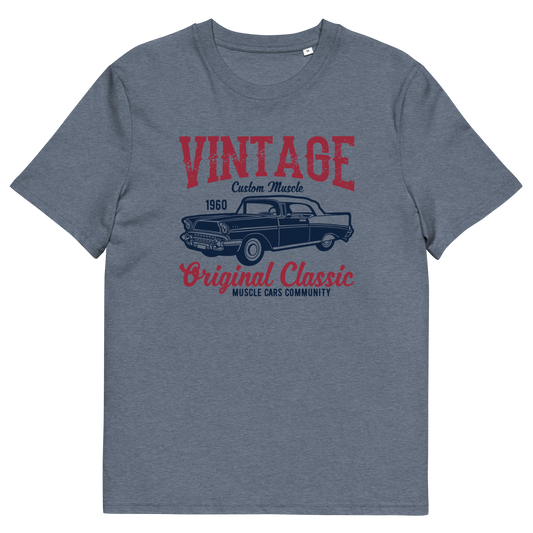 VINTAGE ORIGINAL CLASSIC Unisex organic cotton t-shirt