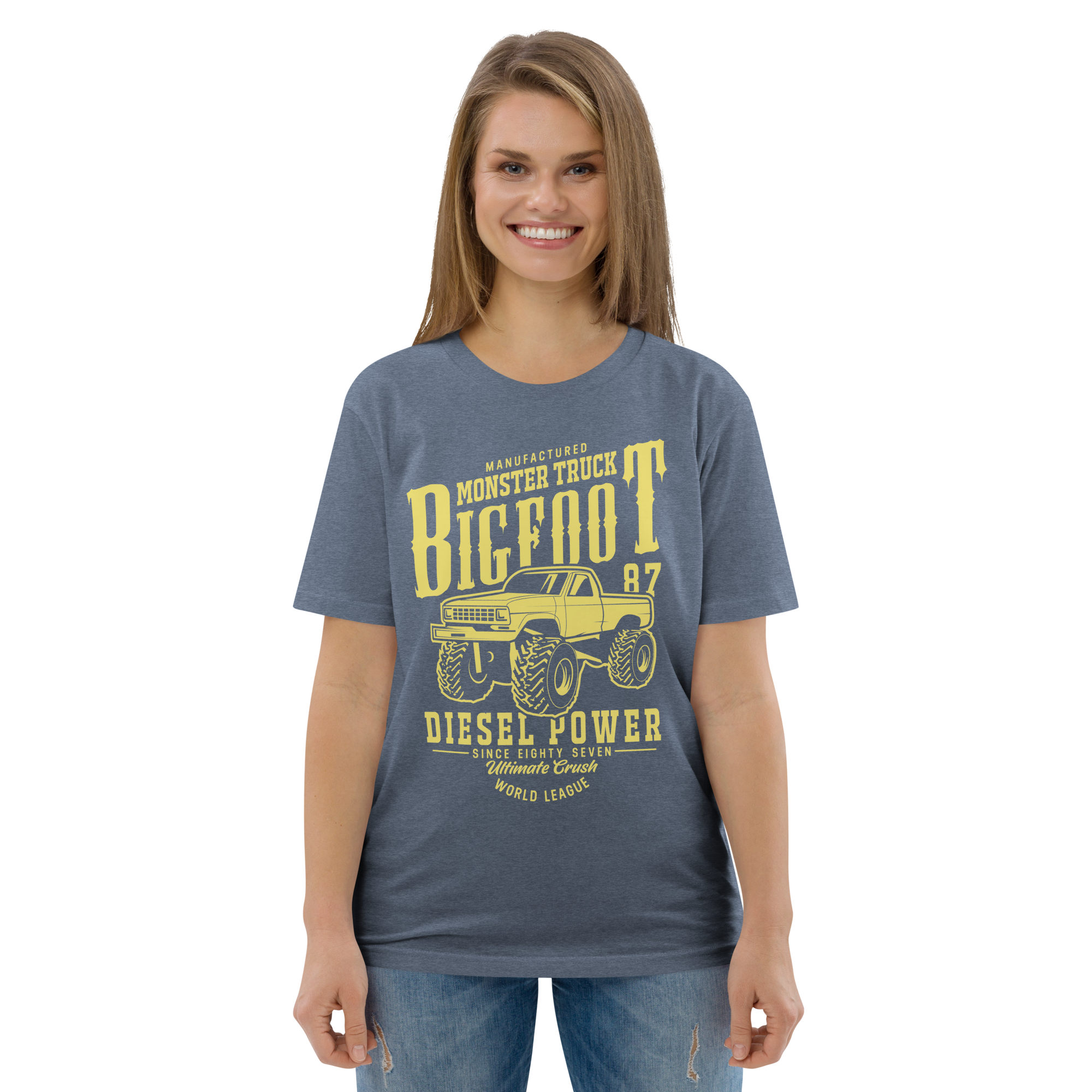 Camiseta unisex de algodón orgánico BIGFOOT DIESEL POWER