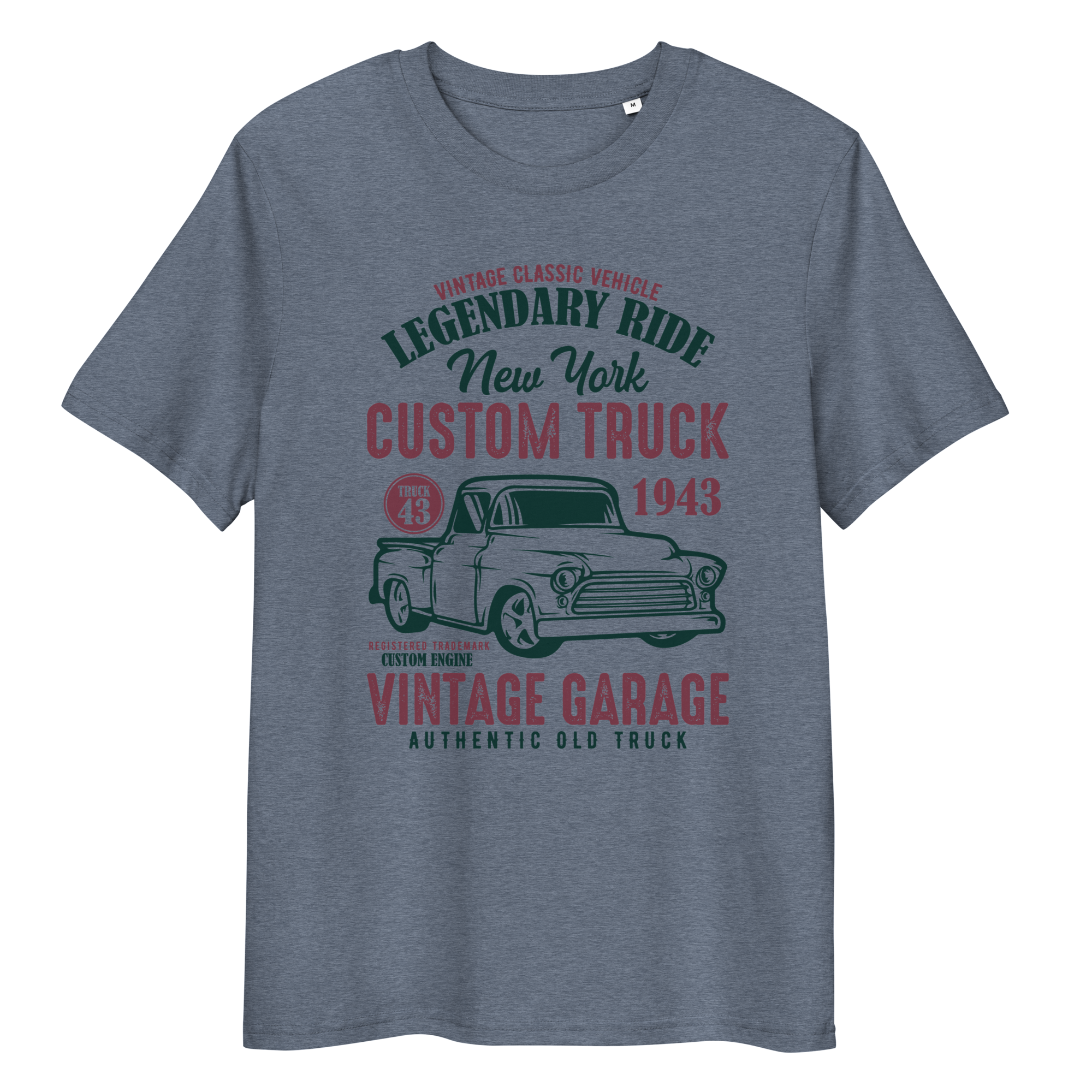 NEW YORK CUSTOM TRUCK Unisex-T-Shirt aus Bio-Baumwolle