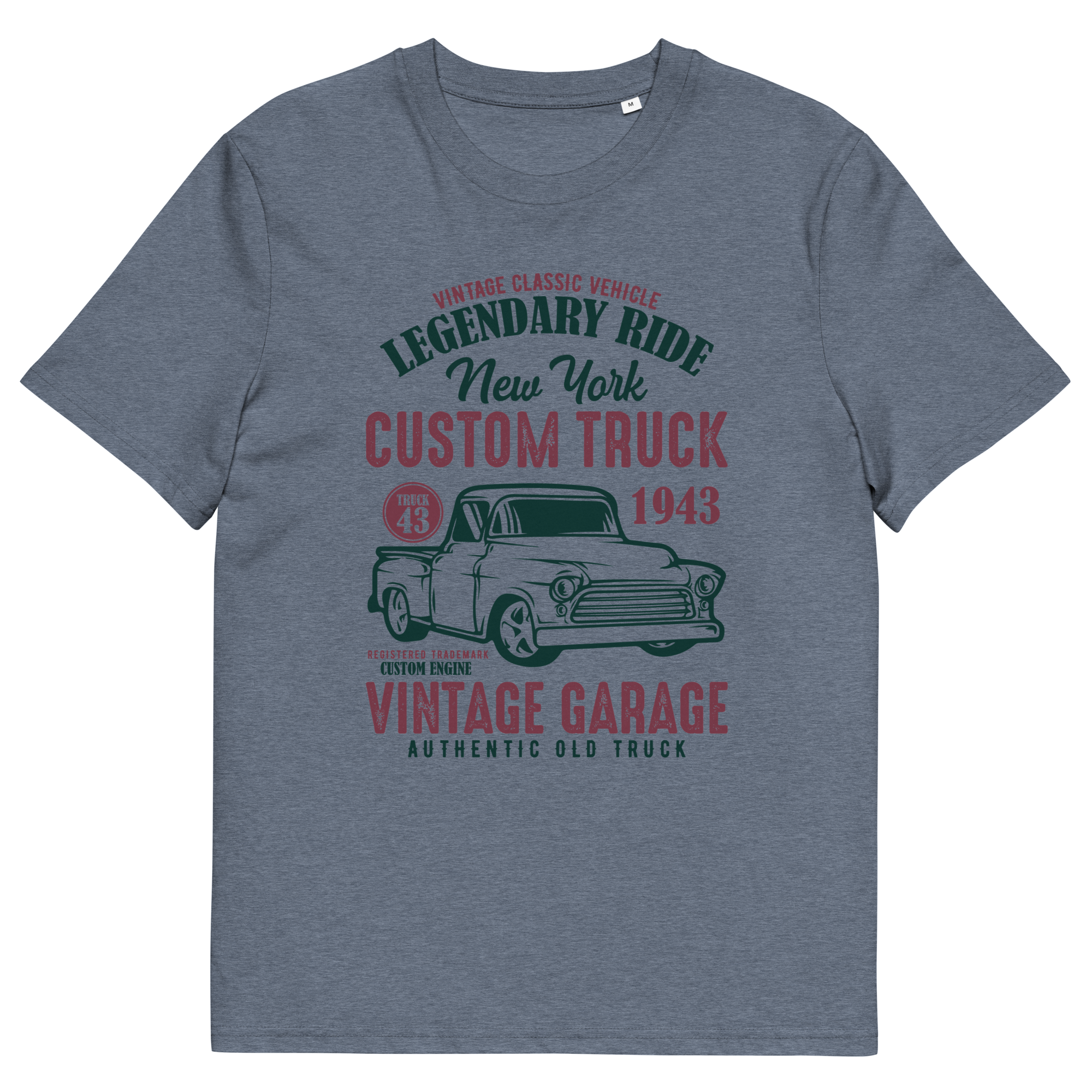 NEW YORK CUSTOM TRUCK Unisex-T-Shirt aus Bio-Baumwolle