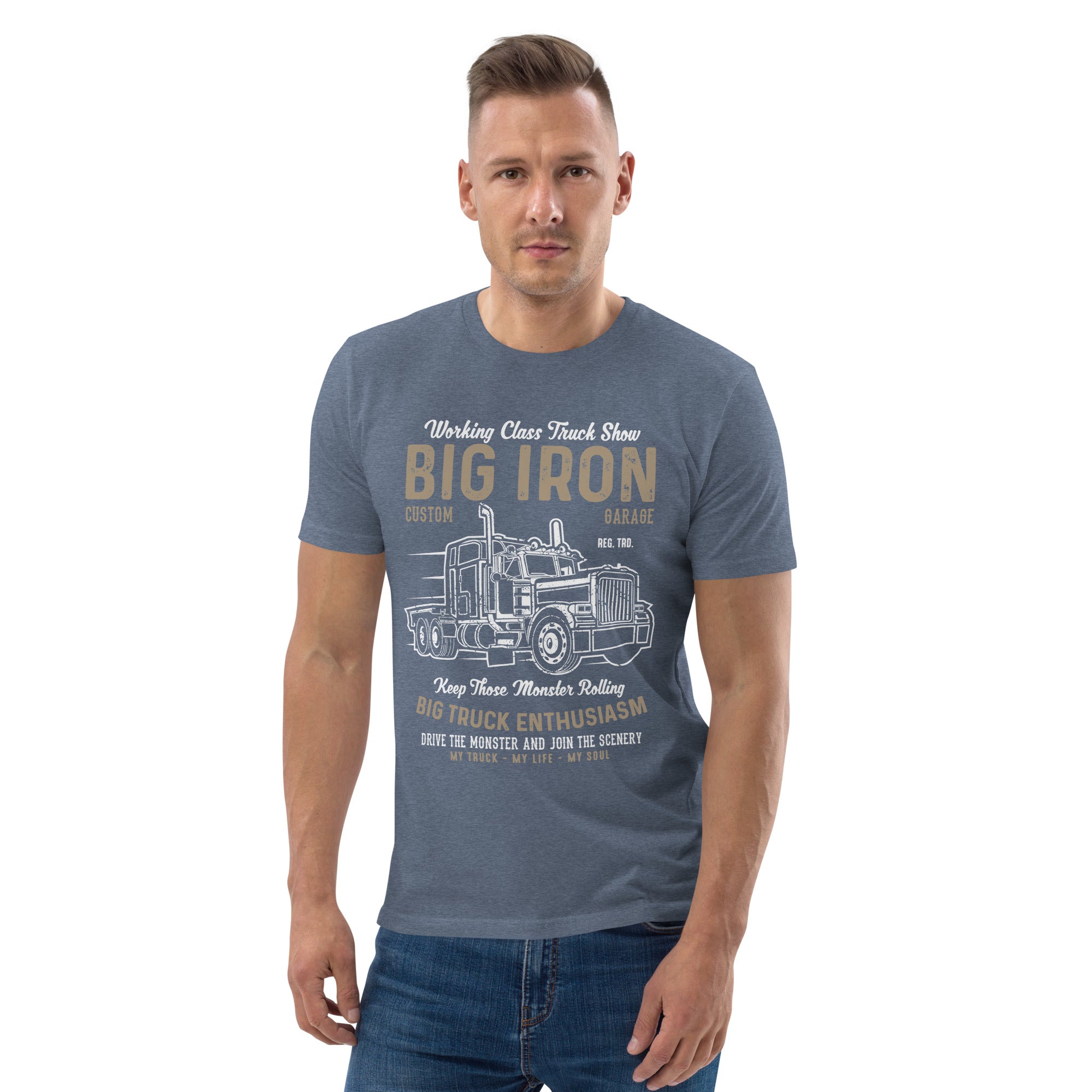 WORKING CLASS BIG IRON Unisex T-Shirt aus Bio-Baumwolle