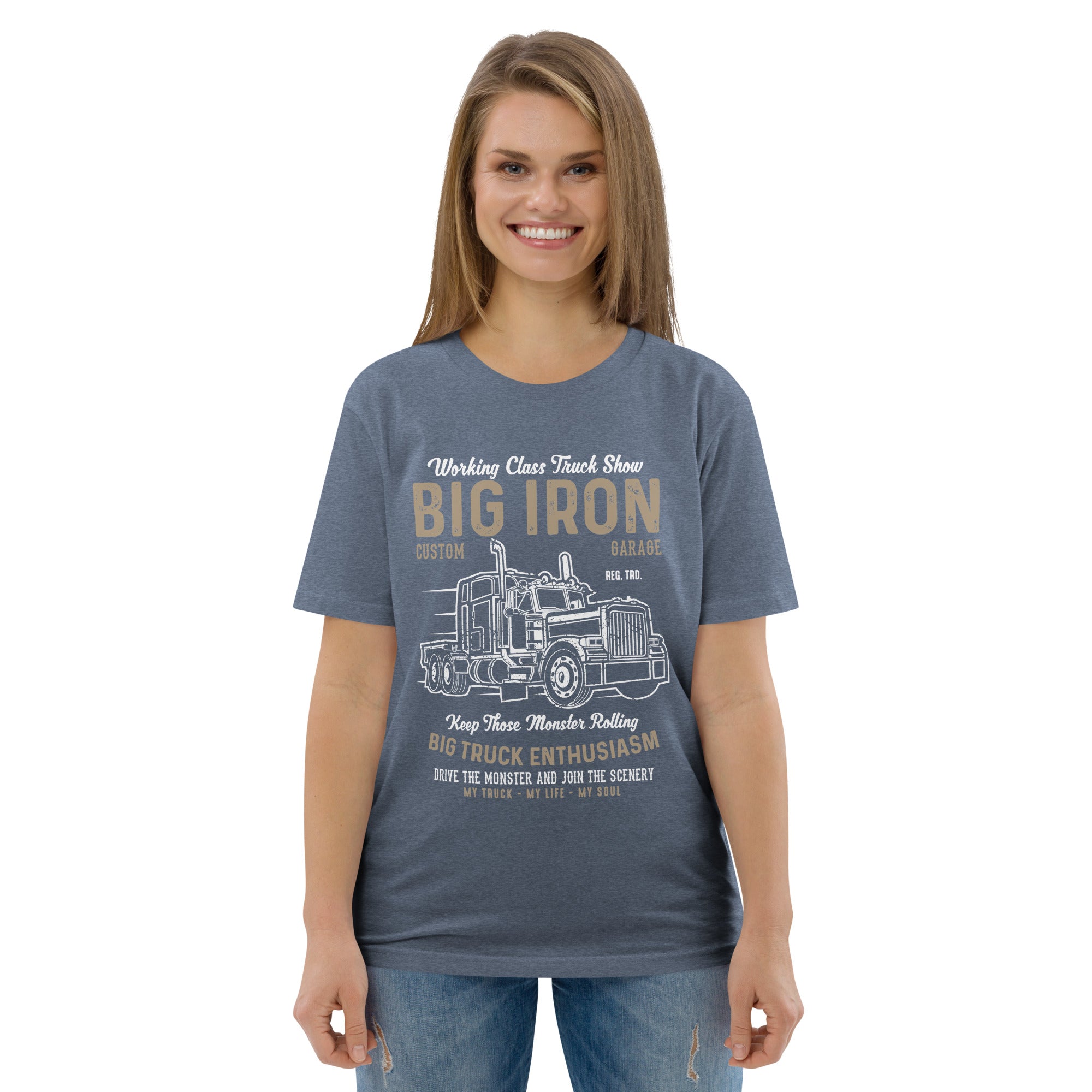 WORKING CLASS BIG IRON Unisex T-Shirt aus Bio-Baumwolle