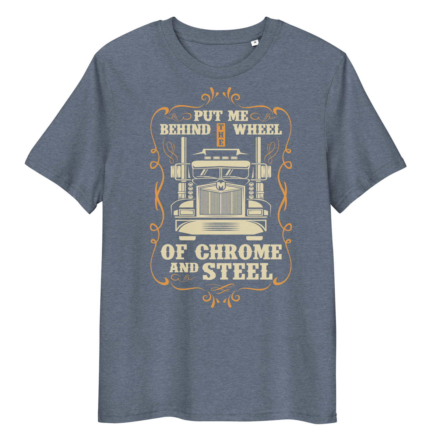 BEHIND THE WHEEL Unisex organic cotton t-shirt