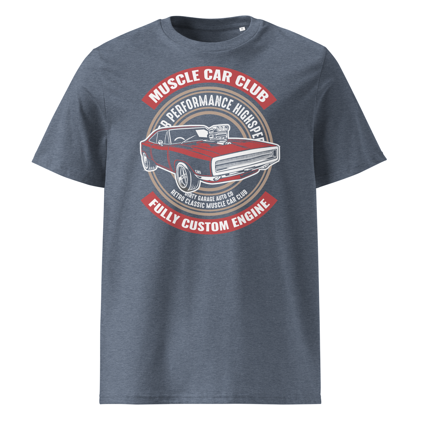 MUSCLE CAR CLUB Unisex organic cotton t-shirt