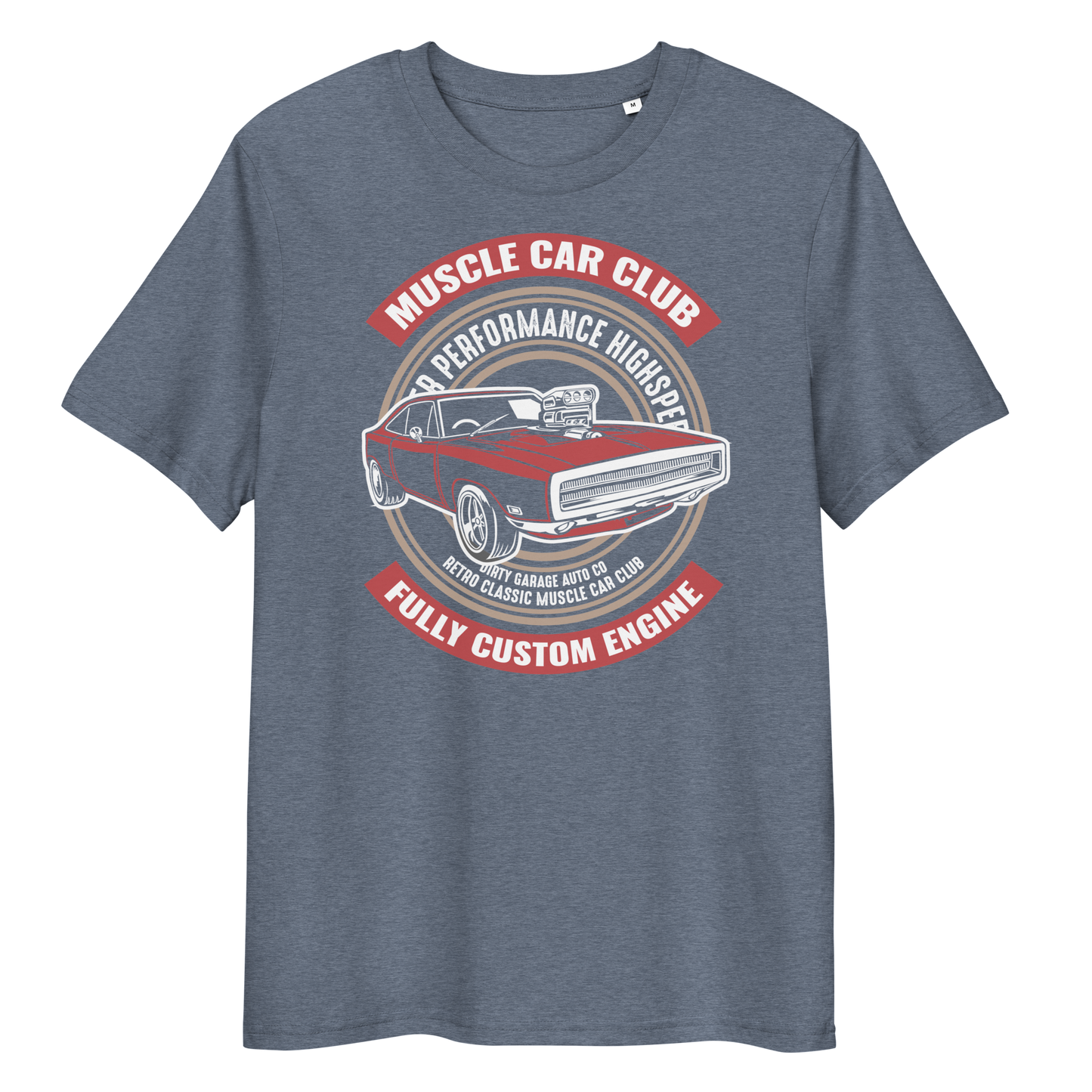 MUSCLE CAR CLUB Unisex organic cotton t-shirt