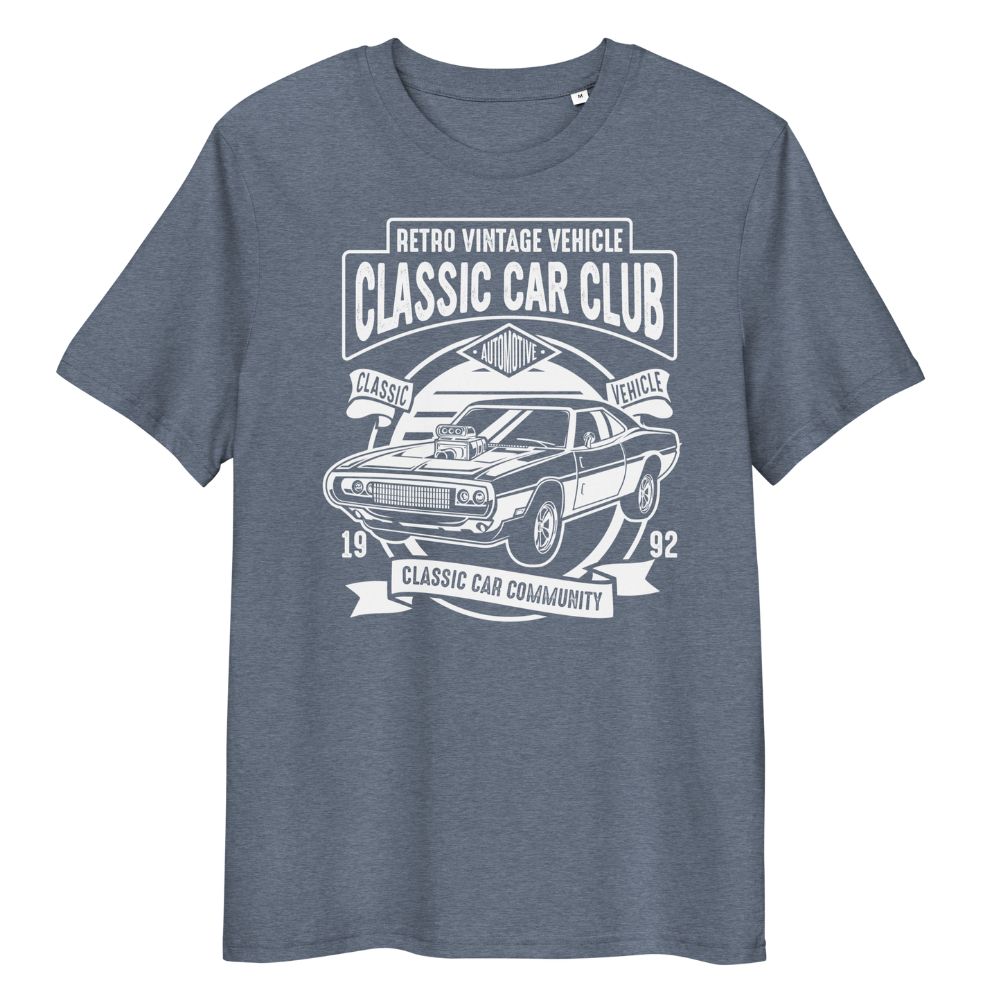 CLASSIC CAR CLUB Unisex organic cotton t-shirt