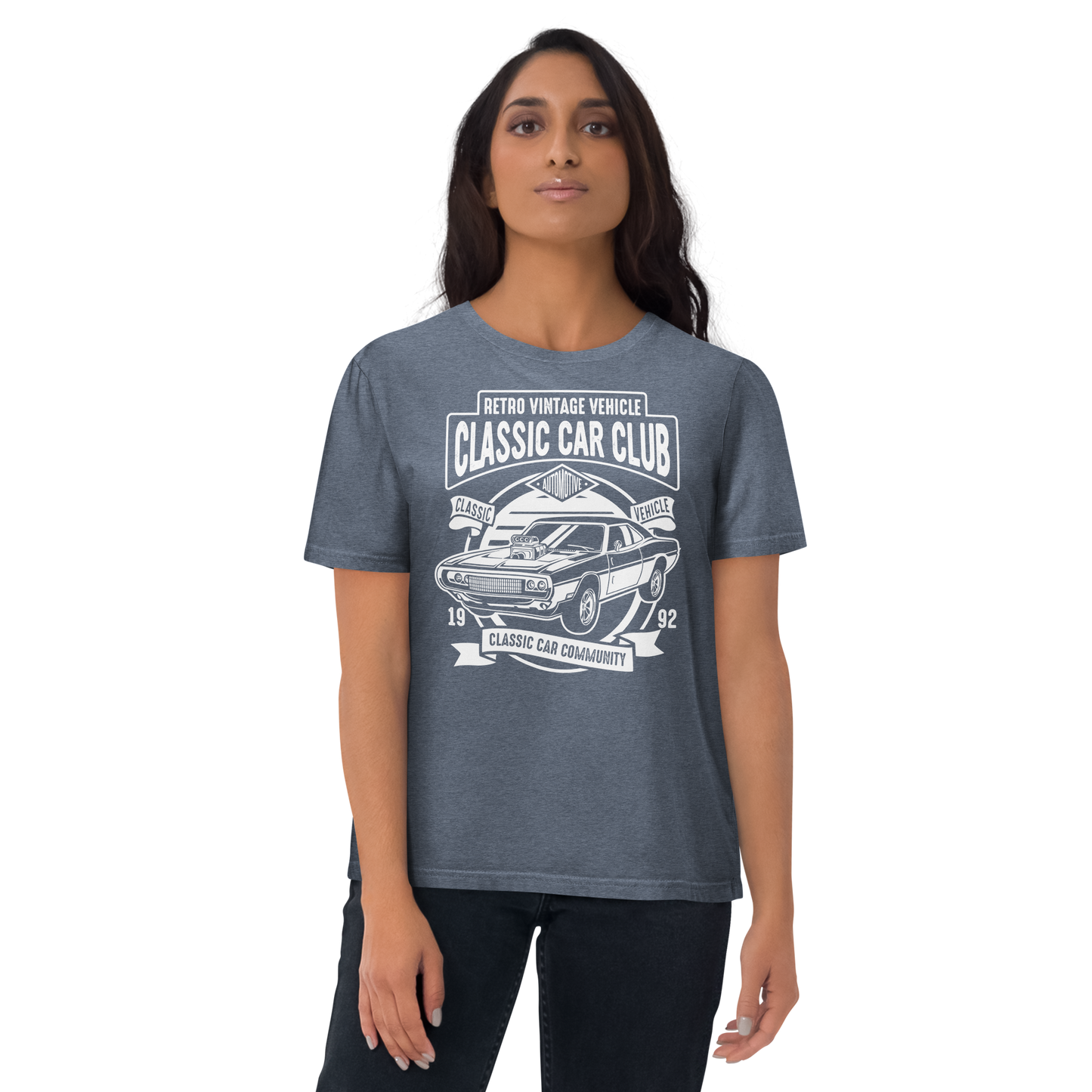 CLASSIC CAR CLUB Unisex organic cotton t-shirt