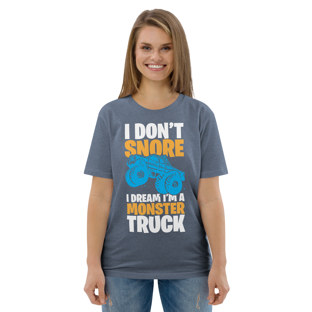ICH BIN EIN MONSTER TRUCK Unisex-T-Shirt aus Bio-Baumwolle