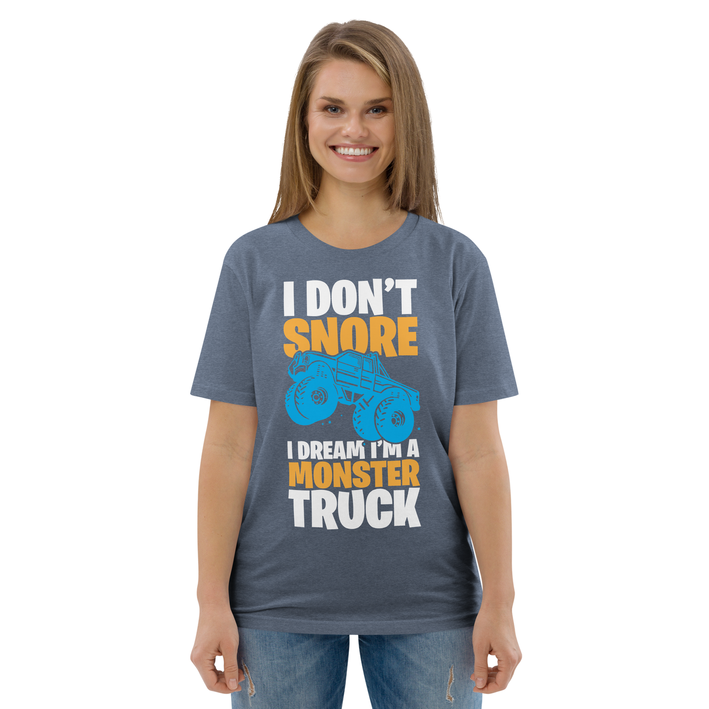 I'M A MONSTER TRUCK Unisex organic cotton t-shirt