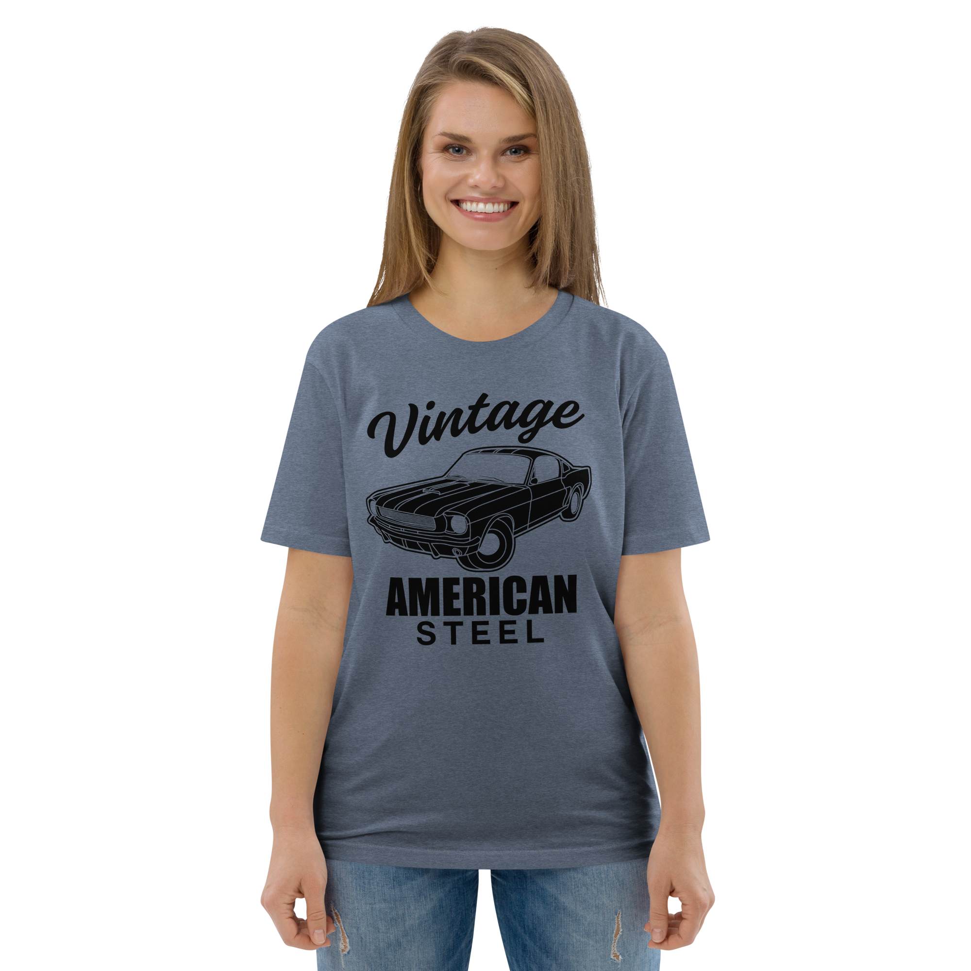VINTAGE AMERICAN STEEL unisex t-shirt