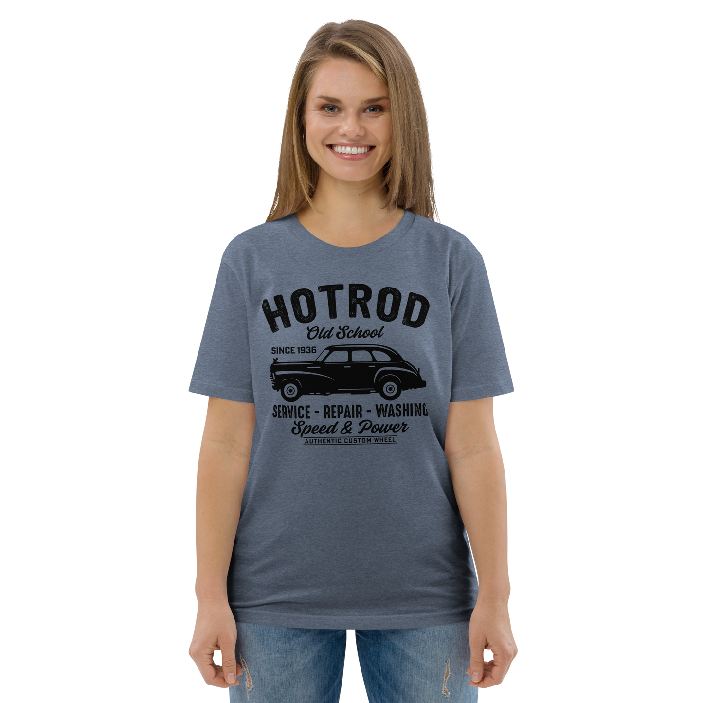 HOTROD OLD SCHOOL Unisex organic cotton t-shirt