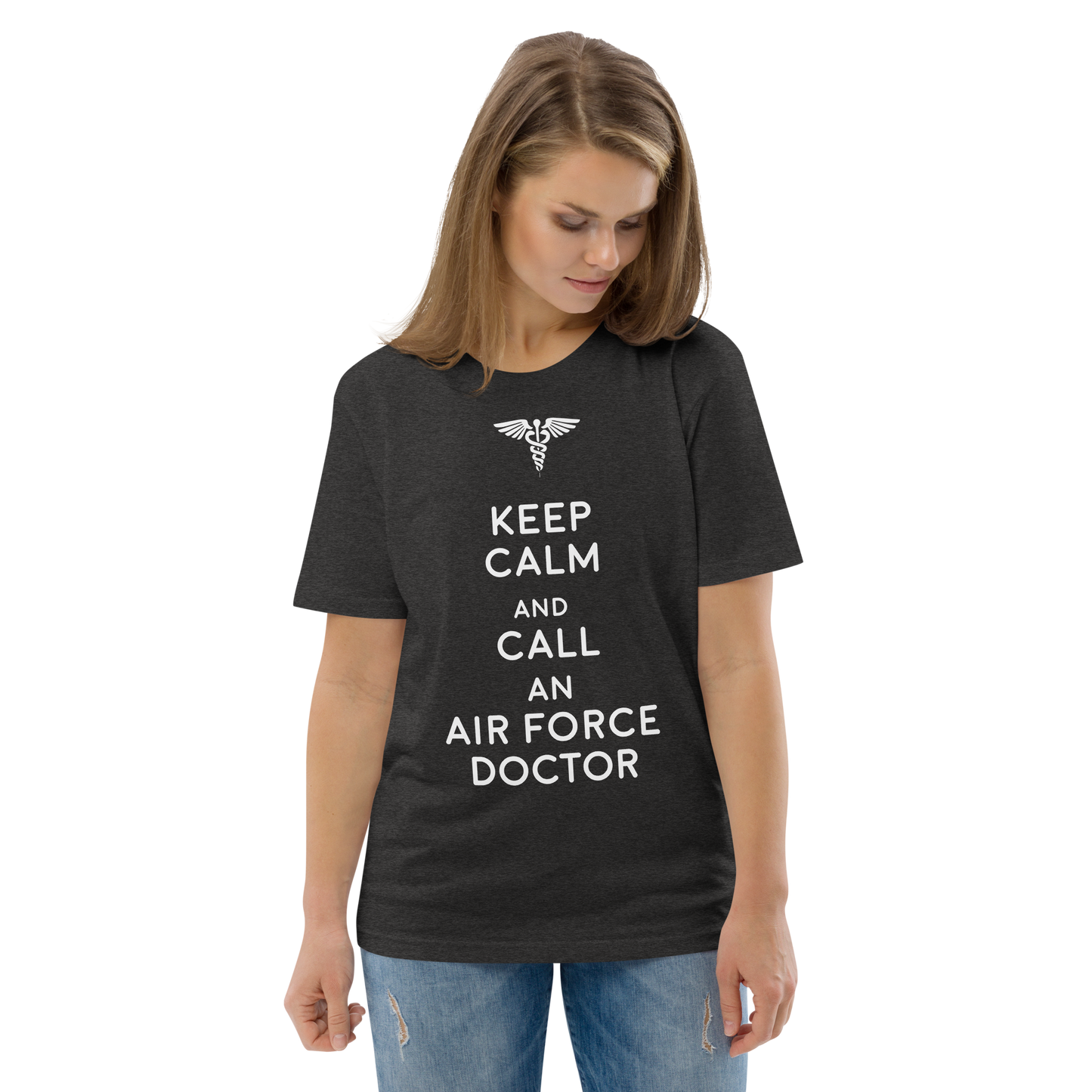 AIR FORCE DOCTOR Doctor series unisex organic cotton t-shirt