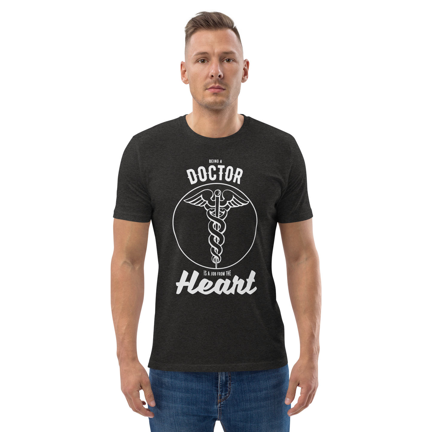 DOCTOR HEART Doctor series unisex organic cotton t-shirt