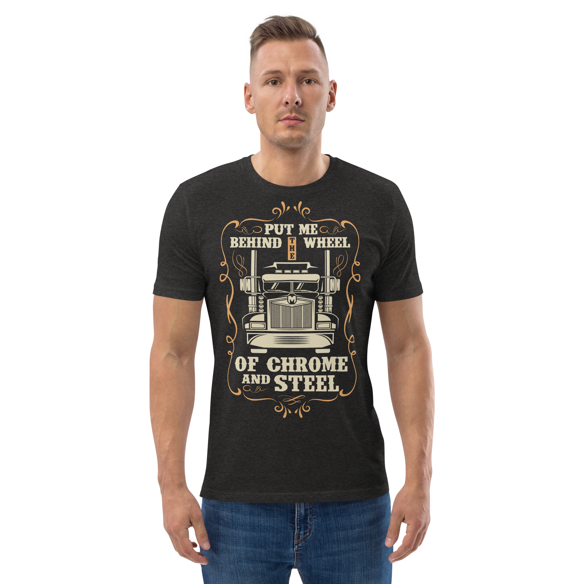 BEHIND THE WHEEL unisex t-shirt