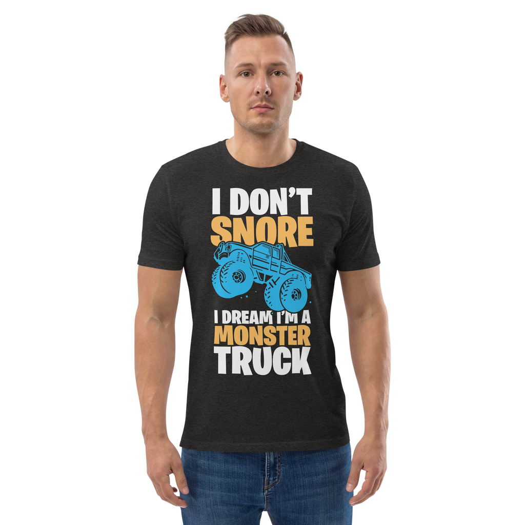 ICH BIN EIN MONSTER TRUCK Unisex-T-Shirt aus Bio-Baumwolle