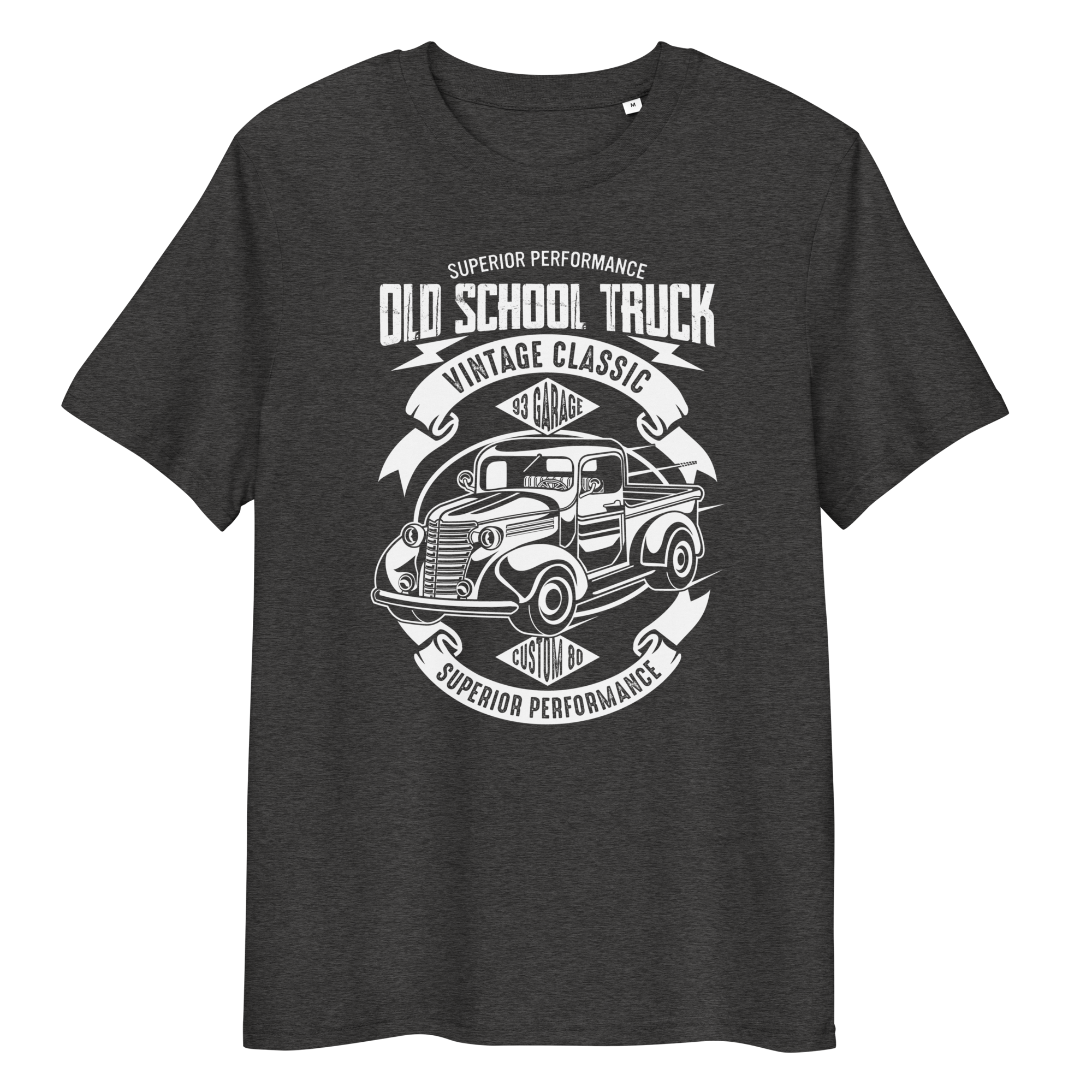 OLD SCHOOL TRUCK Unisex organic cotton t-shirt
