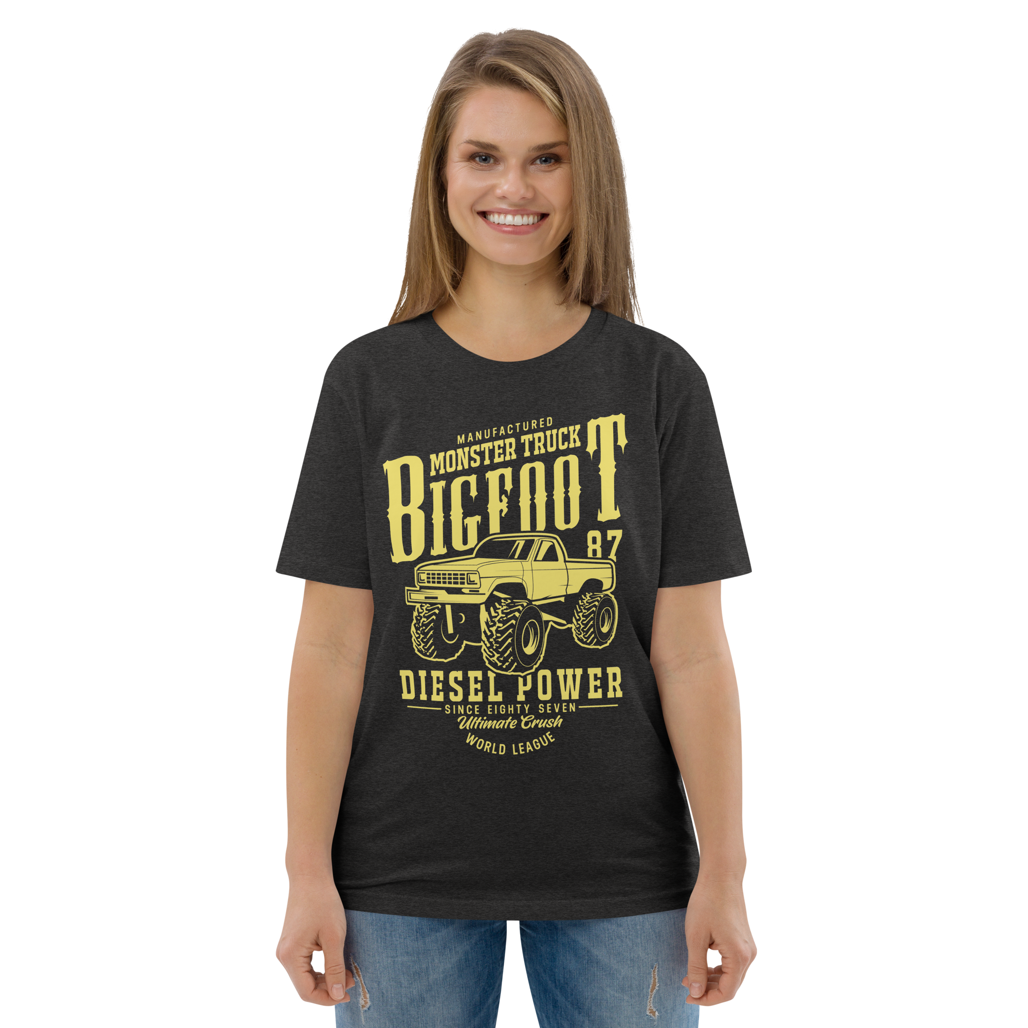 Camiseta unisex de algodón orgánico BIGFOOT DIESEL POWER