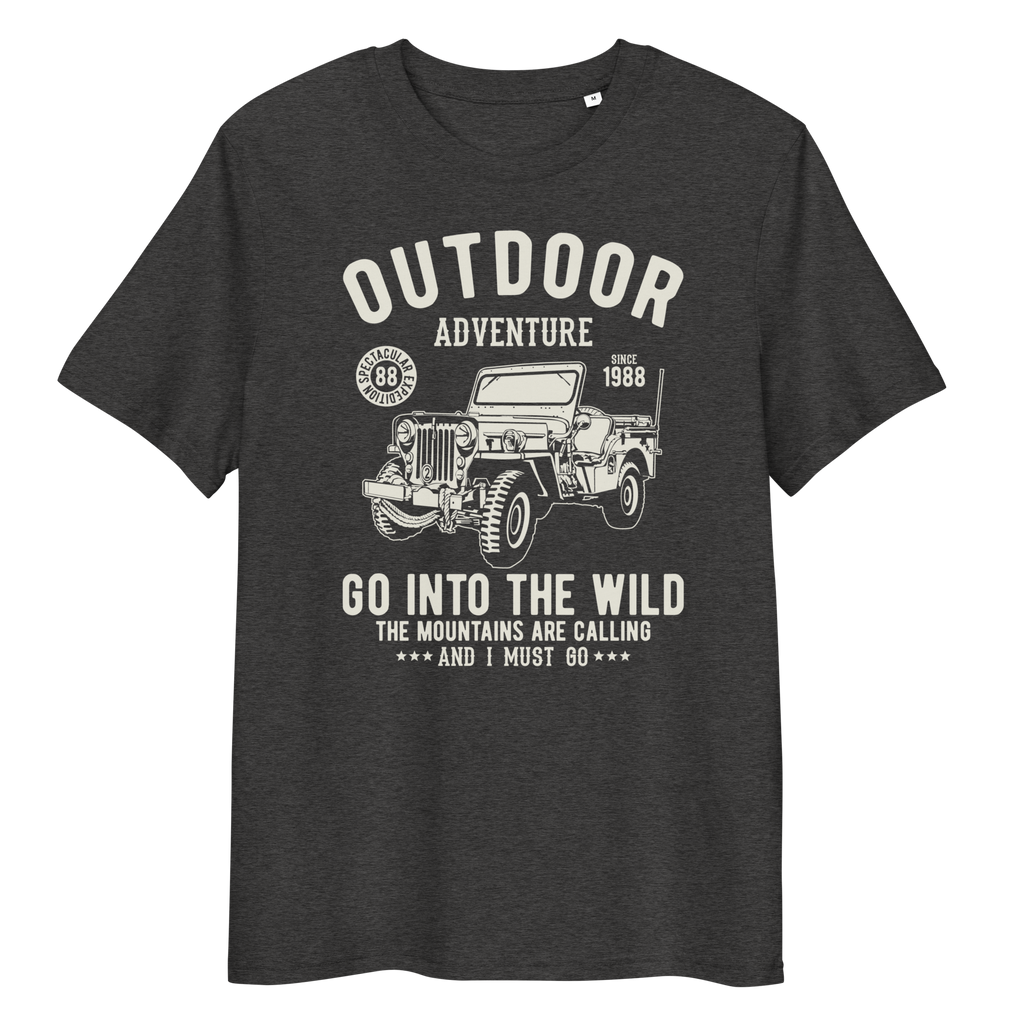 OUTDOOR ADVENTURE Unisex organic cotton t-shirt