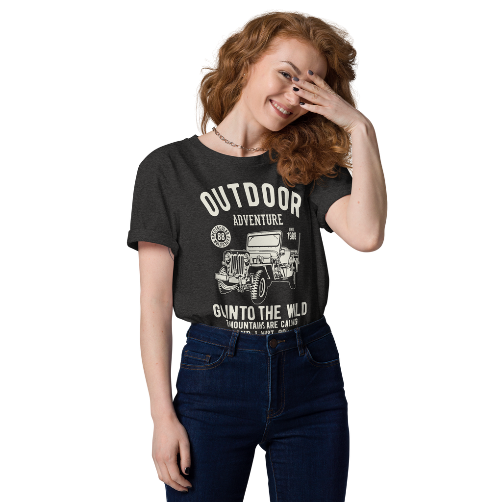 OUTDOOR ADVENTURE Unisex organic cotton t-shirt