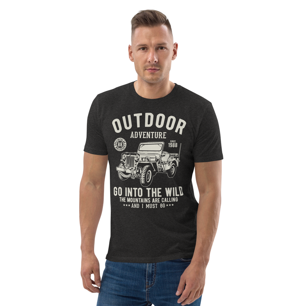 OUTDOOR ADVENTURE Unisex organic cotton t-shirt
