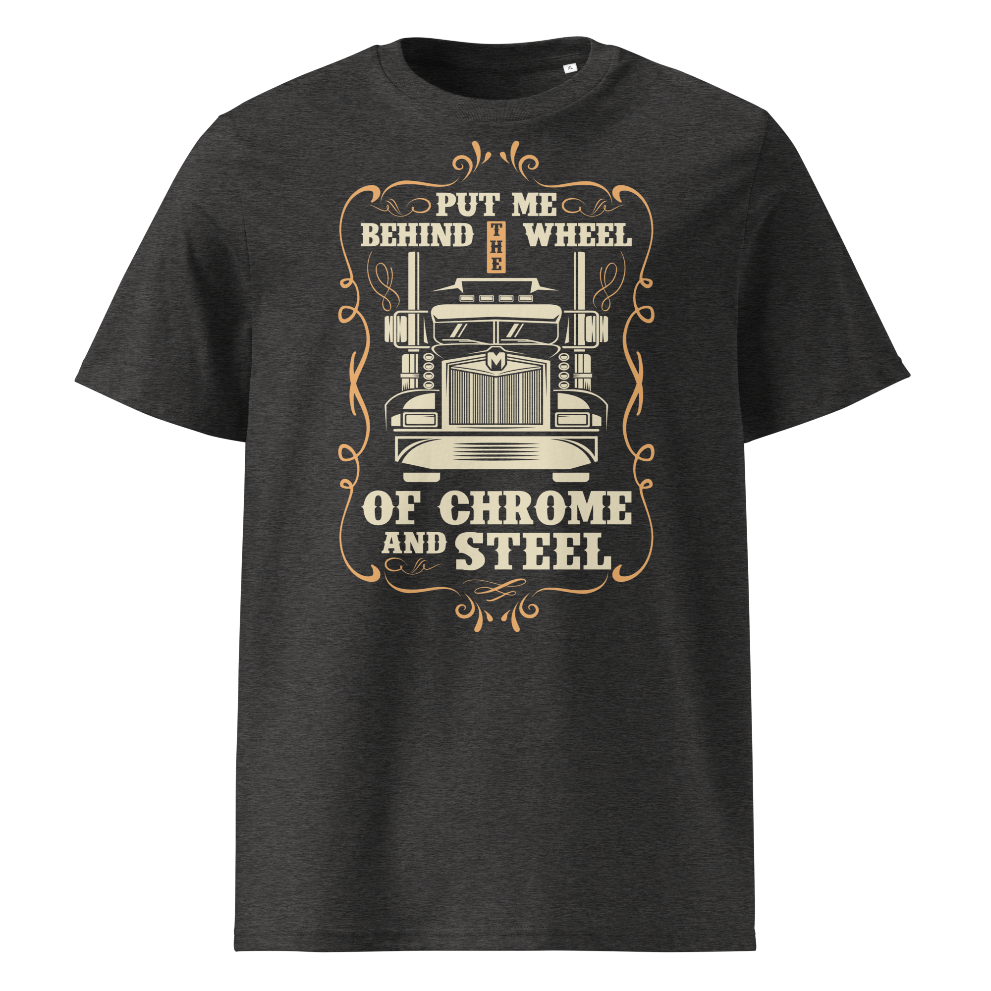 DETRÁS DEL VOLANTE Camiseta unisex de algodón orgánico