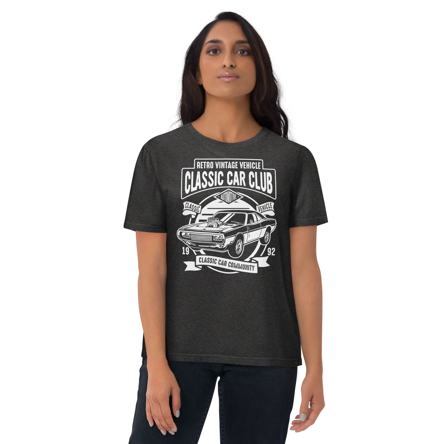 CLASSIC CAR CLUB Unisex organic cotton t-shirt