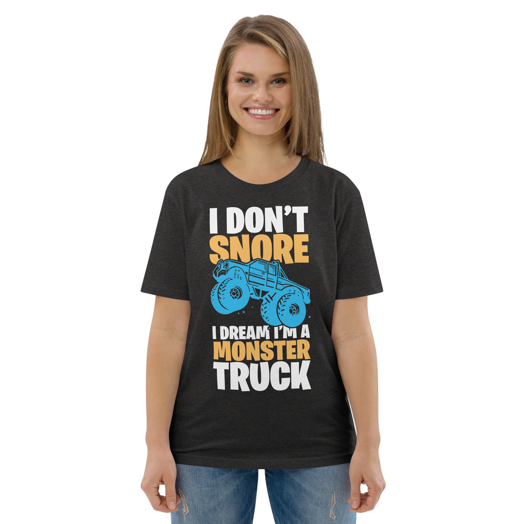 ICH BIN EIN MONSTER TRUCK Unisex-T-Shirt aus Bio-Baumwolle