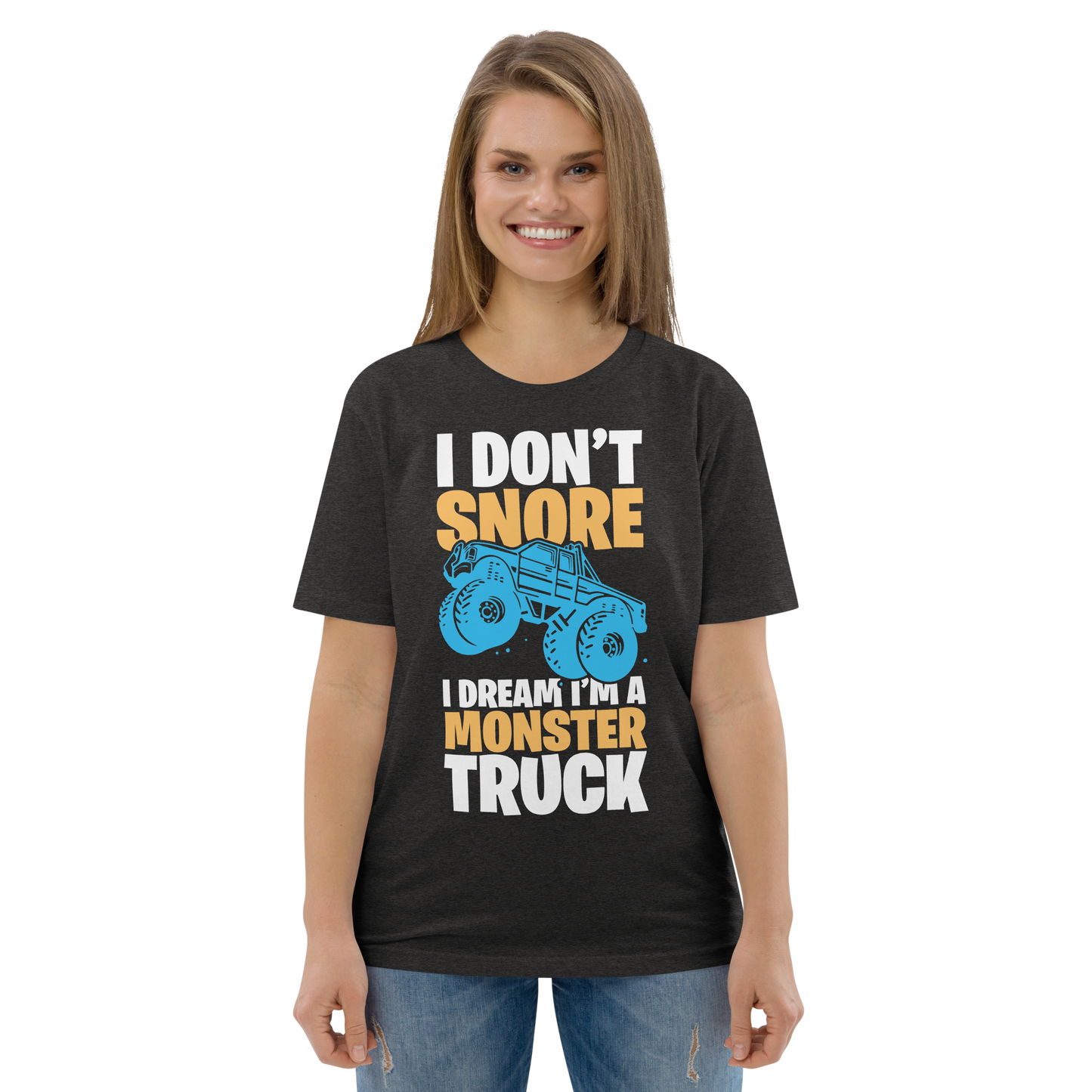 I'M A MONSTER TRUCK Unisex organic cotton t-shirt