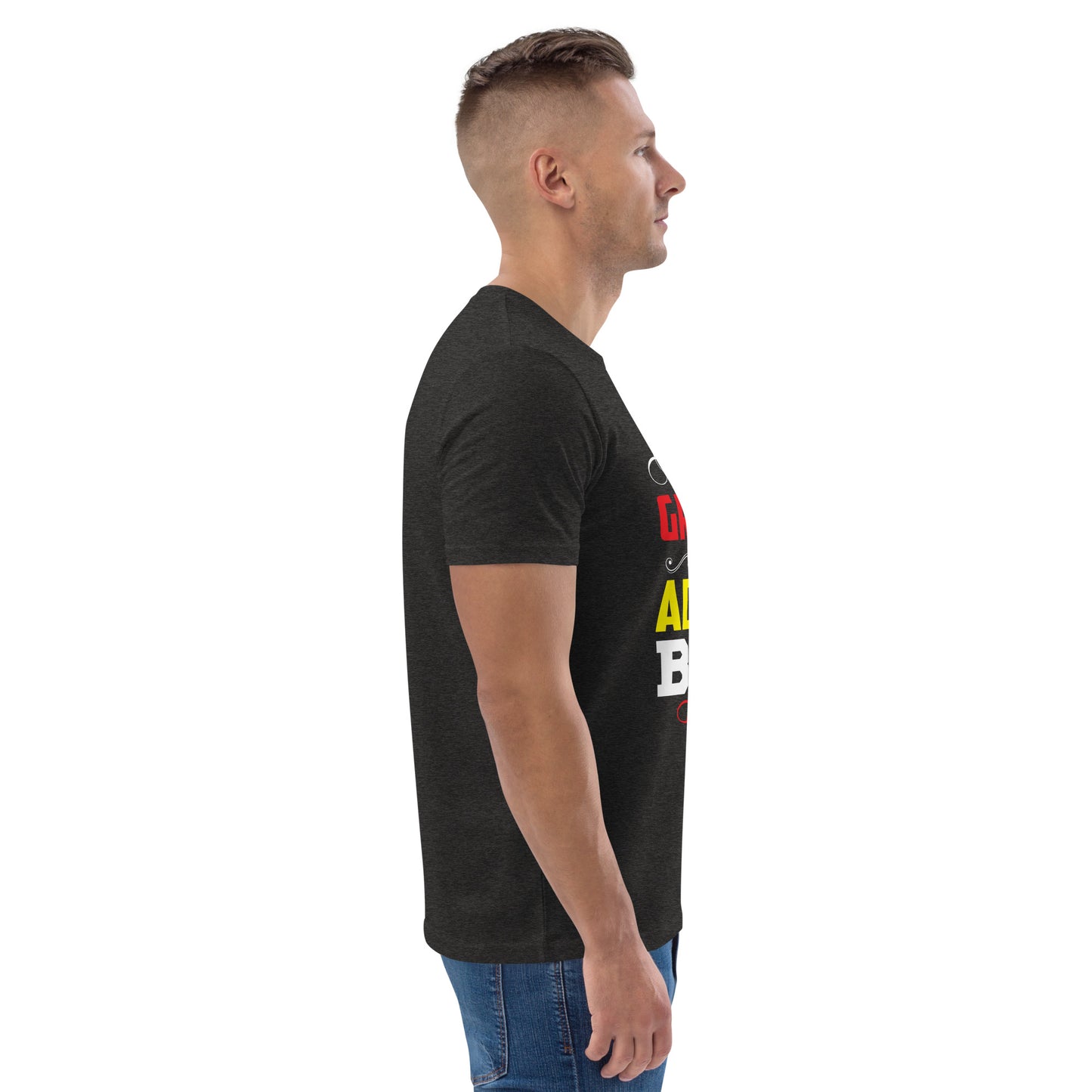 ADVENTURE BEGINS Unisex organic cotton t-shirt