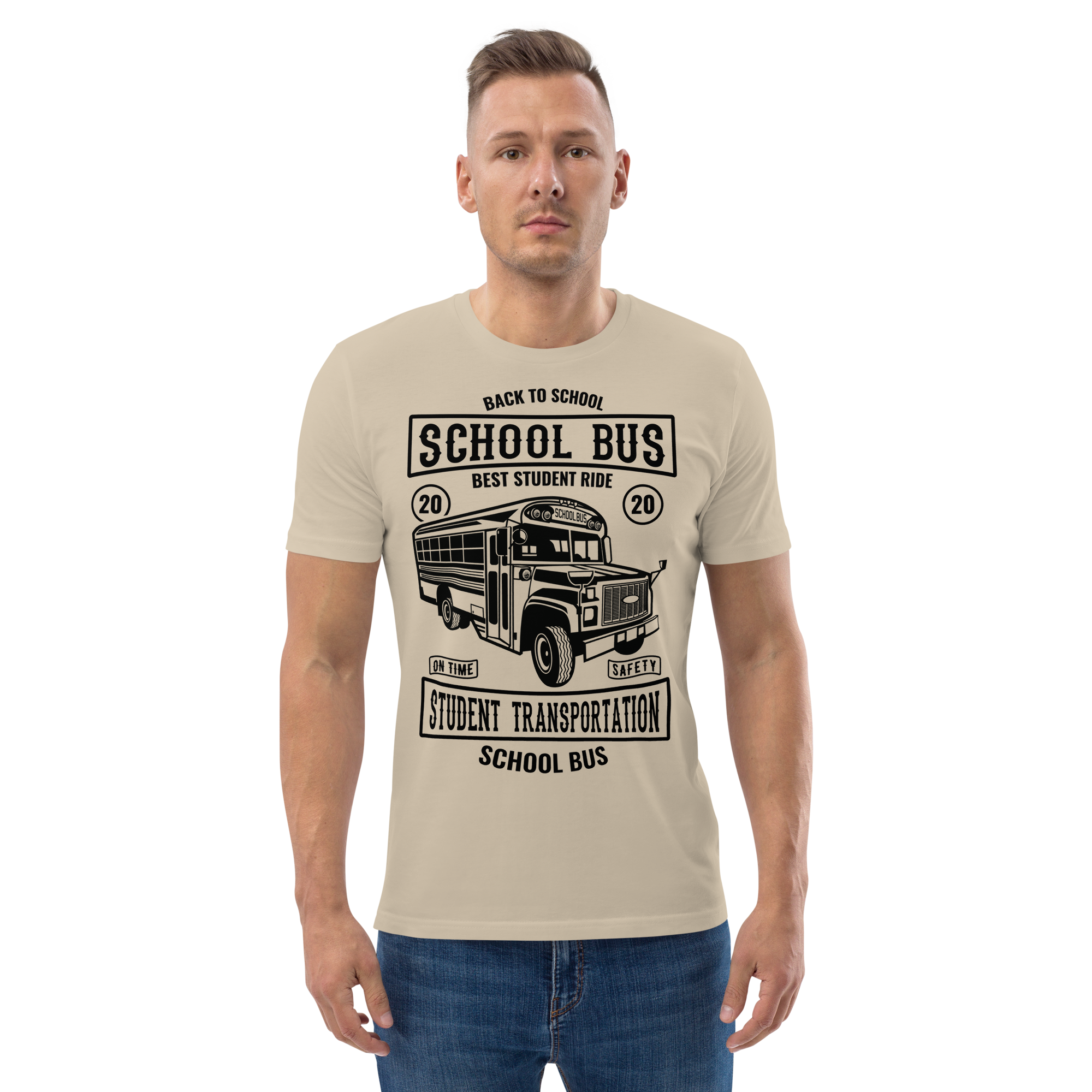 SCHULBUS Unisex T-Shirt aus Bio-Baumwolle