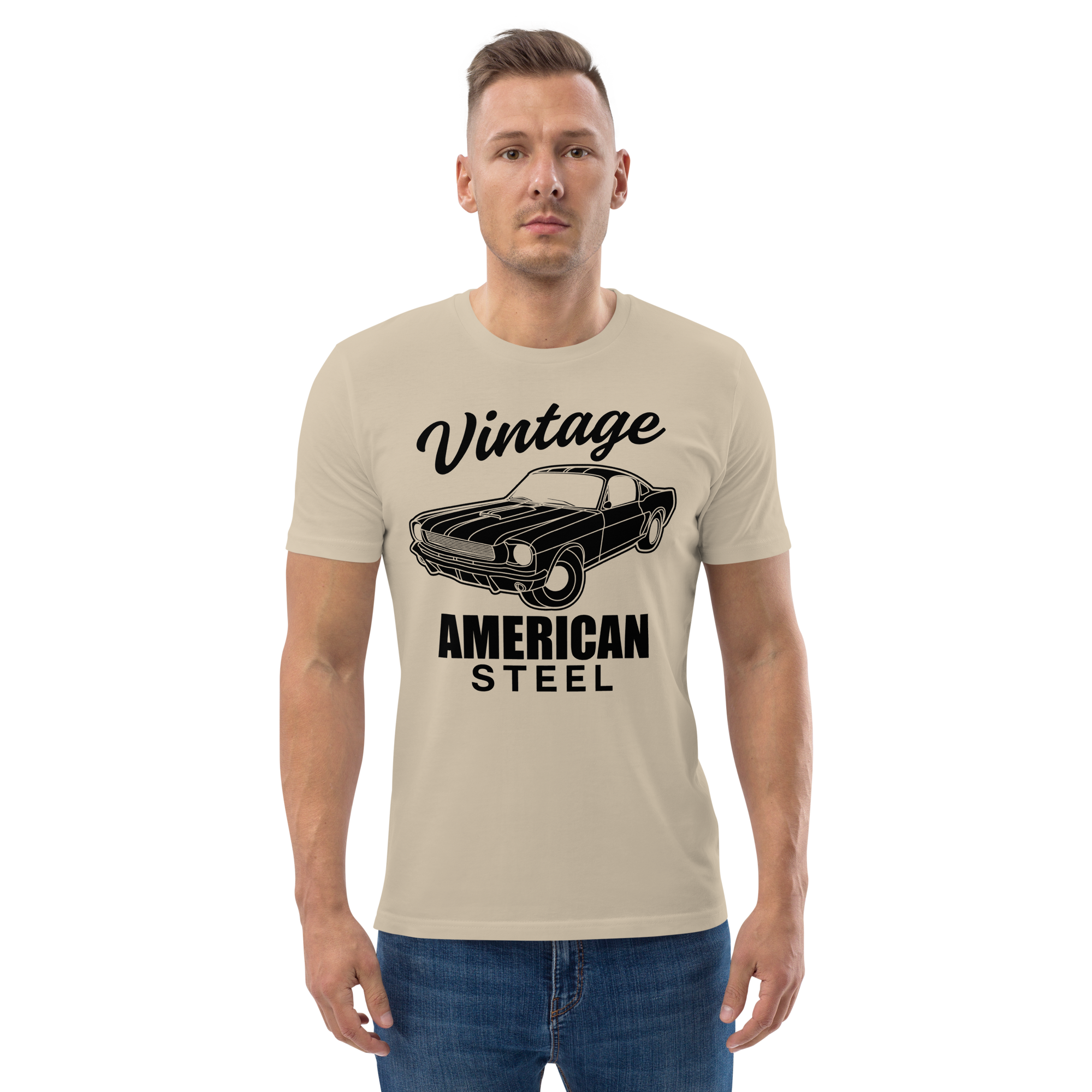 VINTAGE AMERICAN STEEL unisex t-shirt