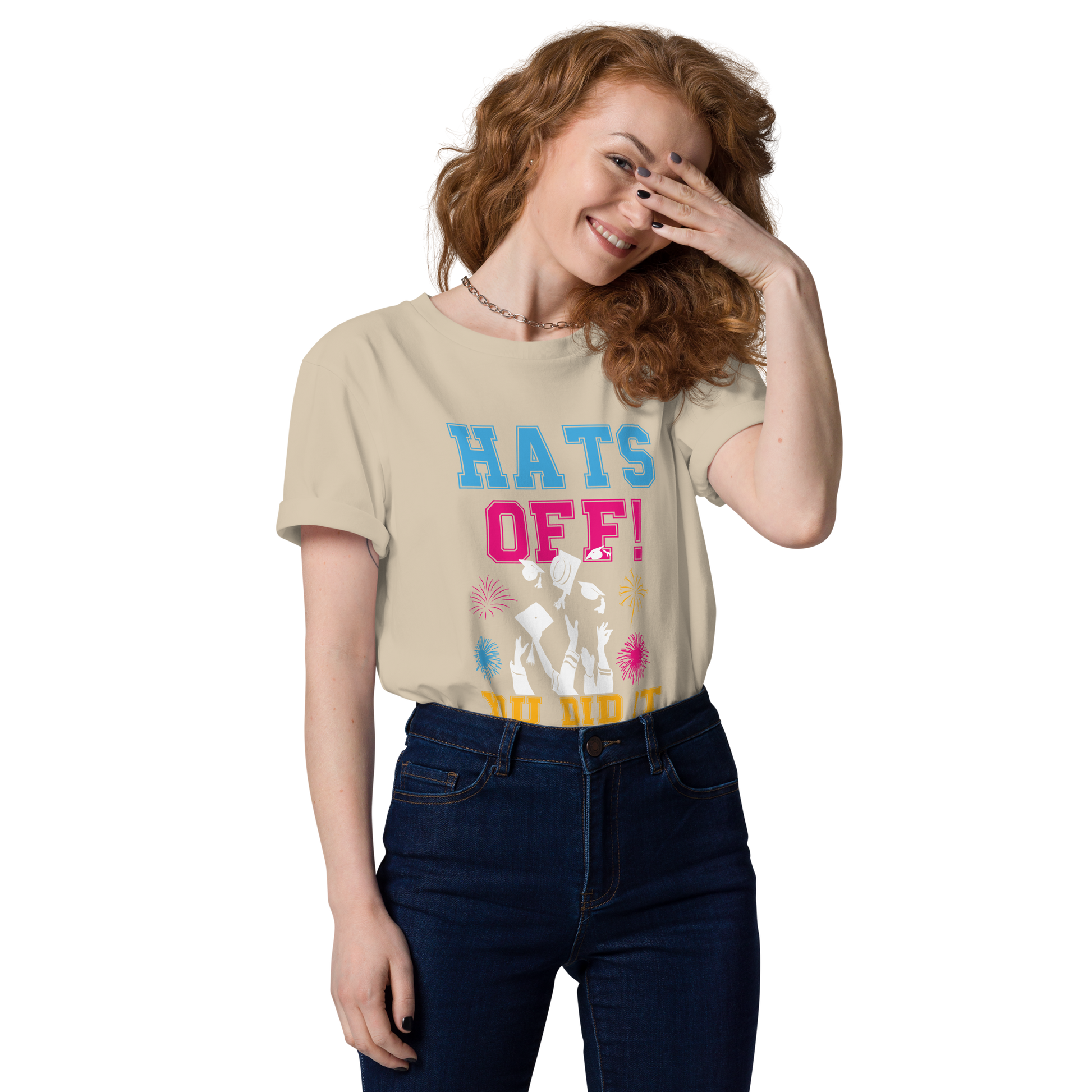 HATS OFF! Unisex organic cotton t-shirt