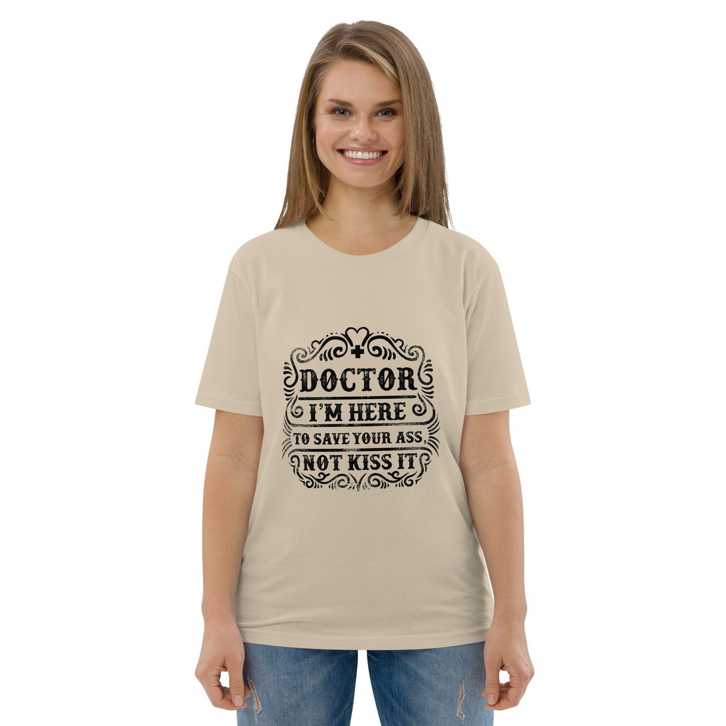 SAVE YOUR ASS Doctor series unisex organic cotton t-shirt