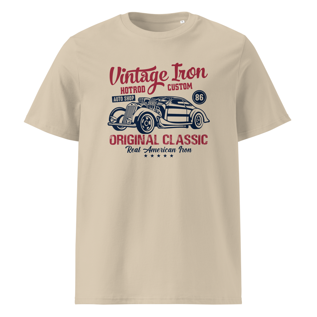 VINTAGE IRON Unisex organic cotton t-shirt