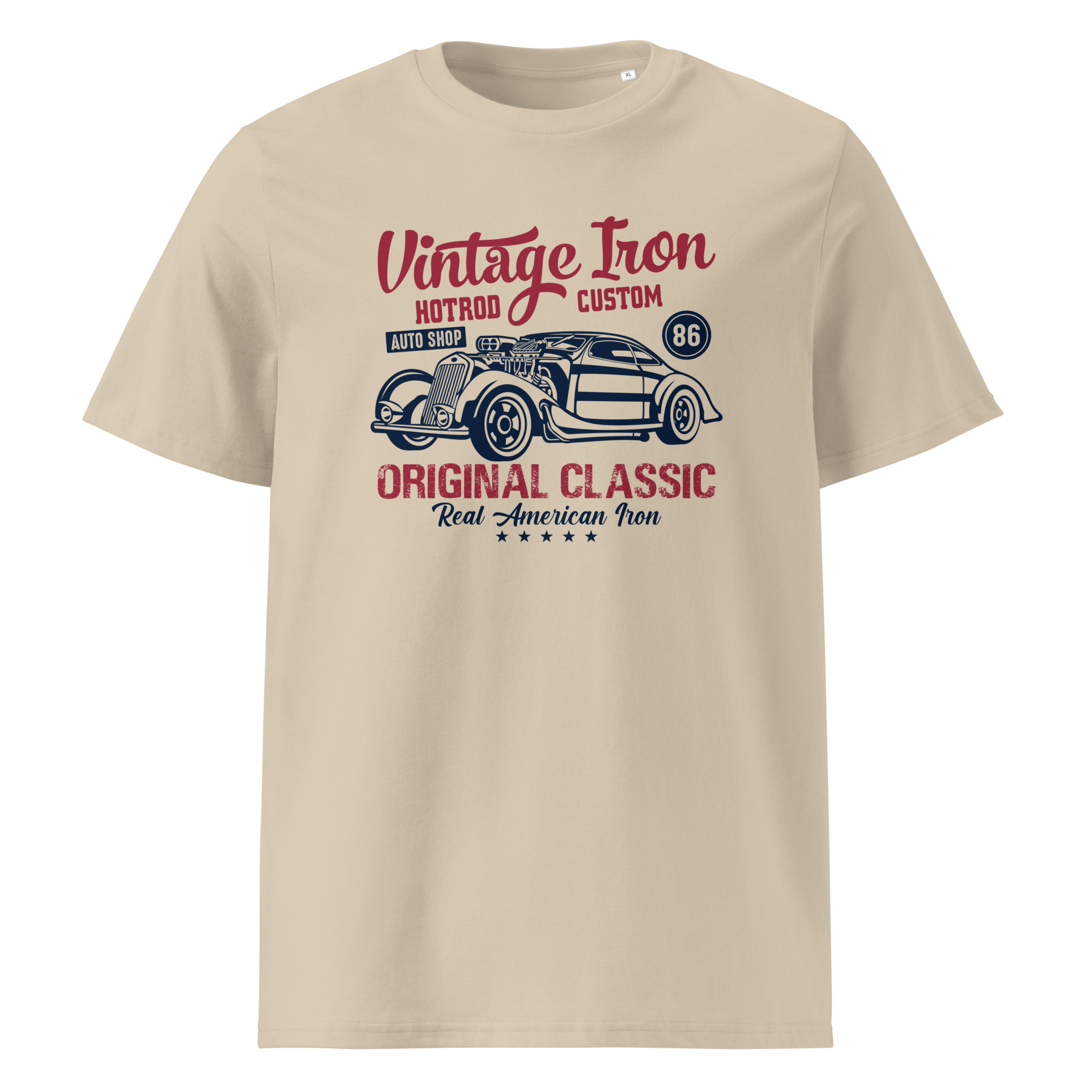 VINTAGE IRON Unisex organic cotton t-shirt