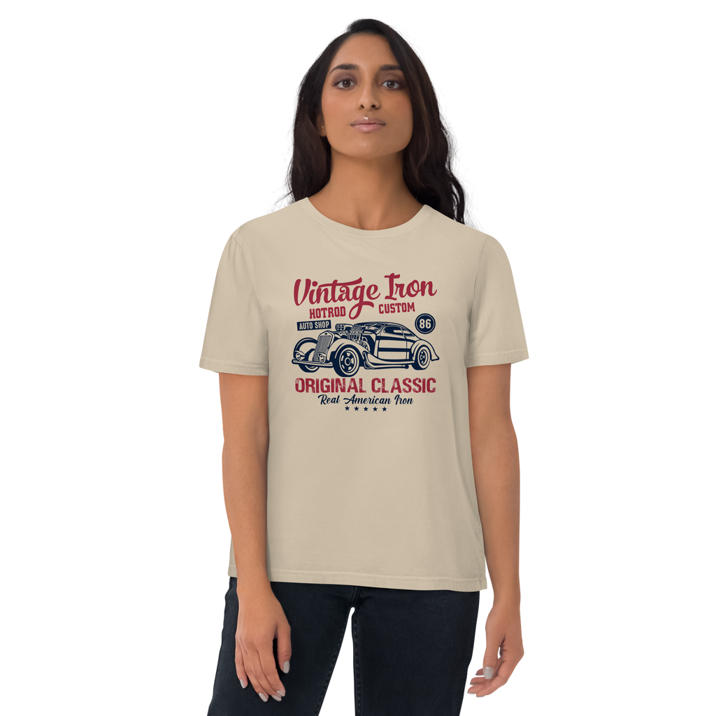 VINTAGE IRON Unisex organic cotton t-shirt