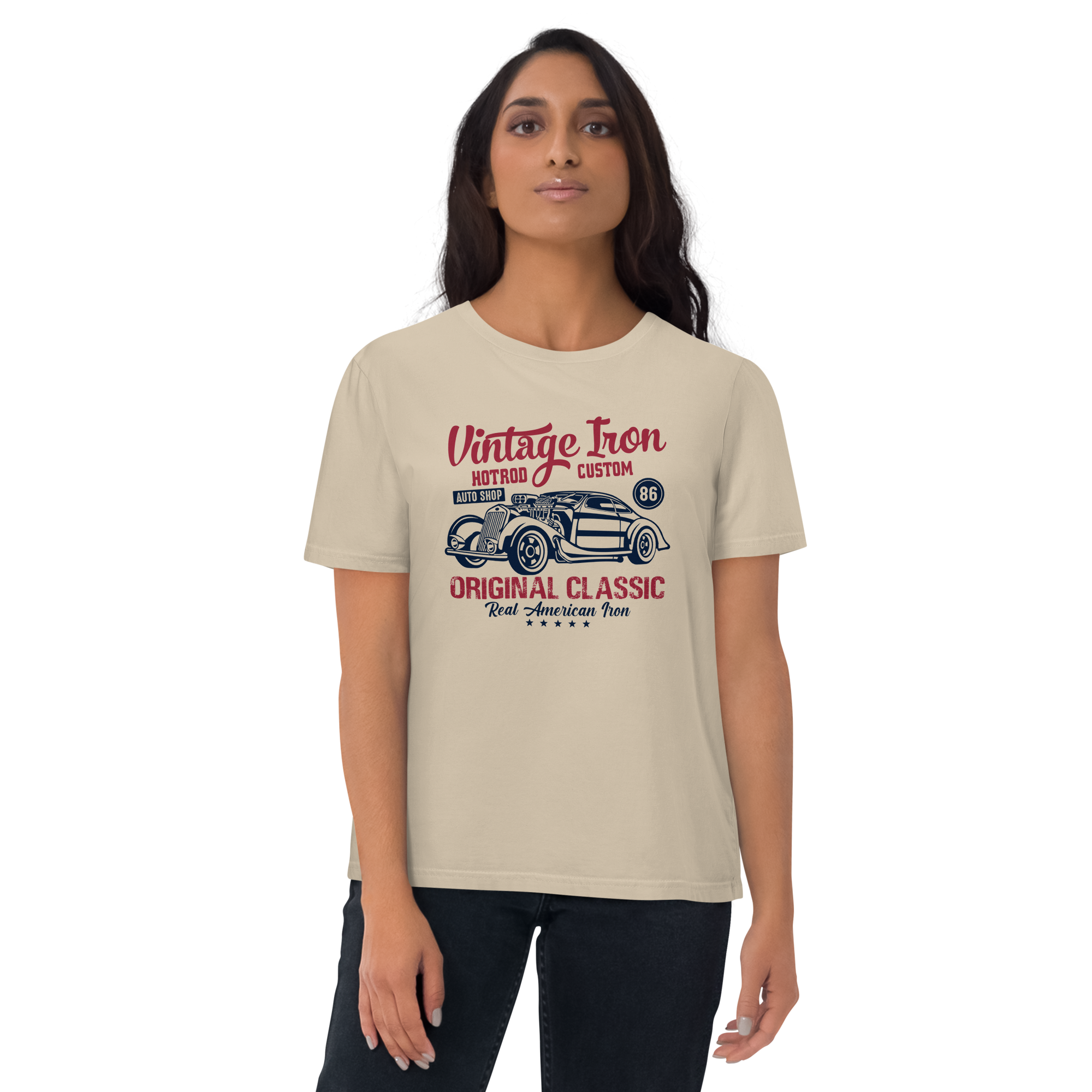 VINTAGE IRON Unisex organic cotton t-shirt
